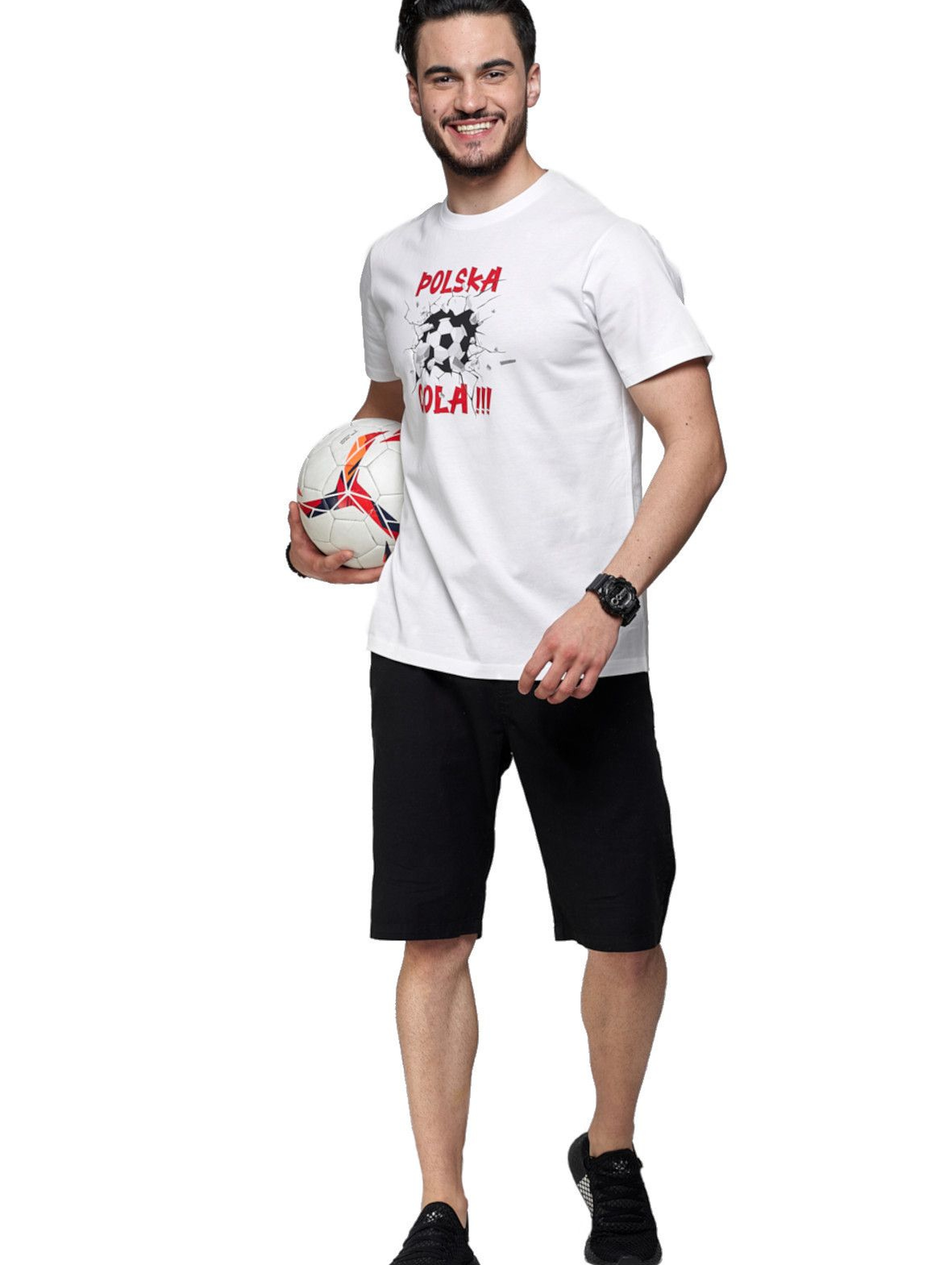 T-shirt bawełniany o regularnym kroju Polska Gola