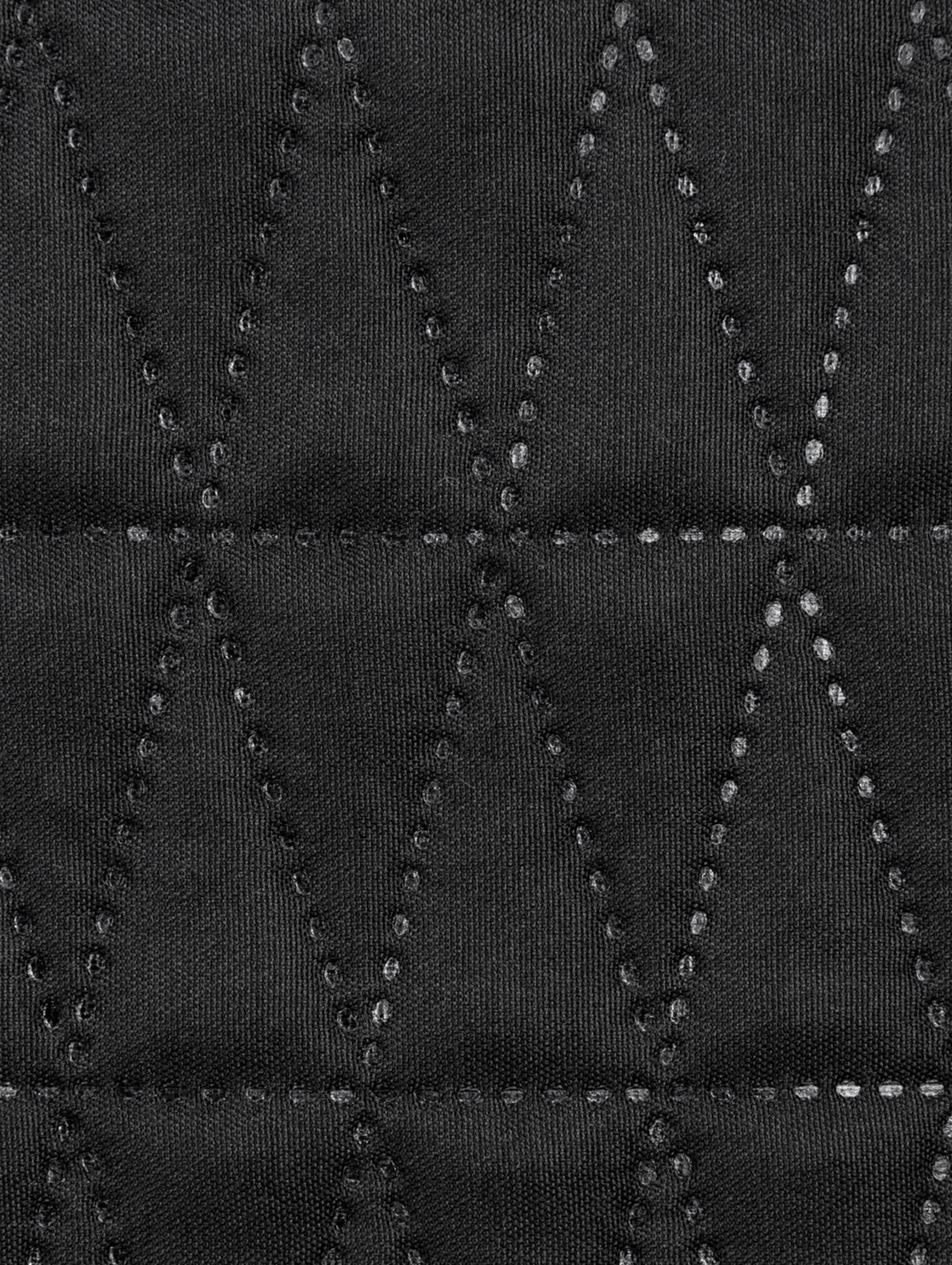 Narzuta na fotel 70x160 Boni czarna geometryczna