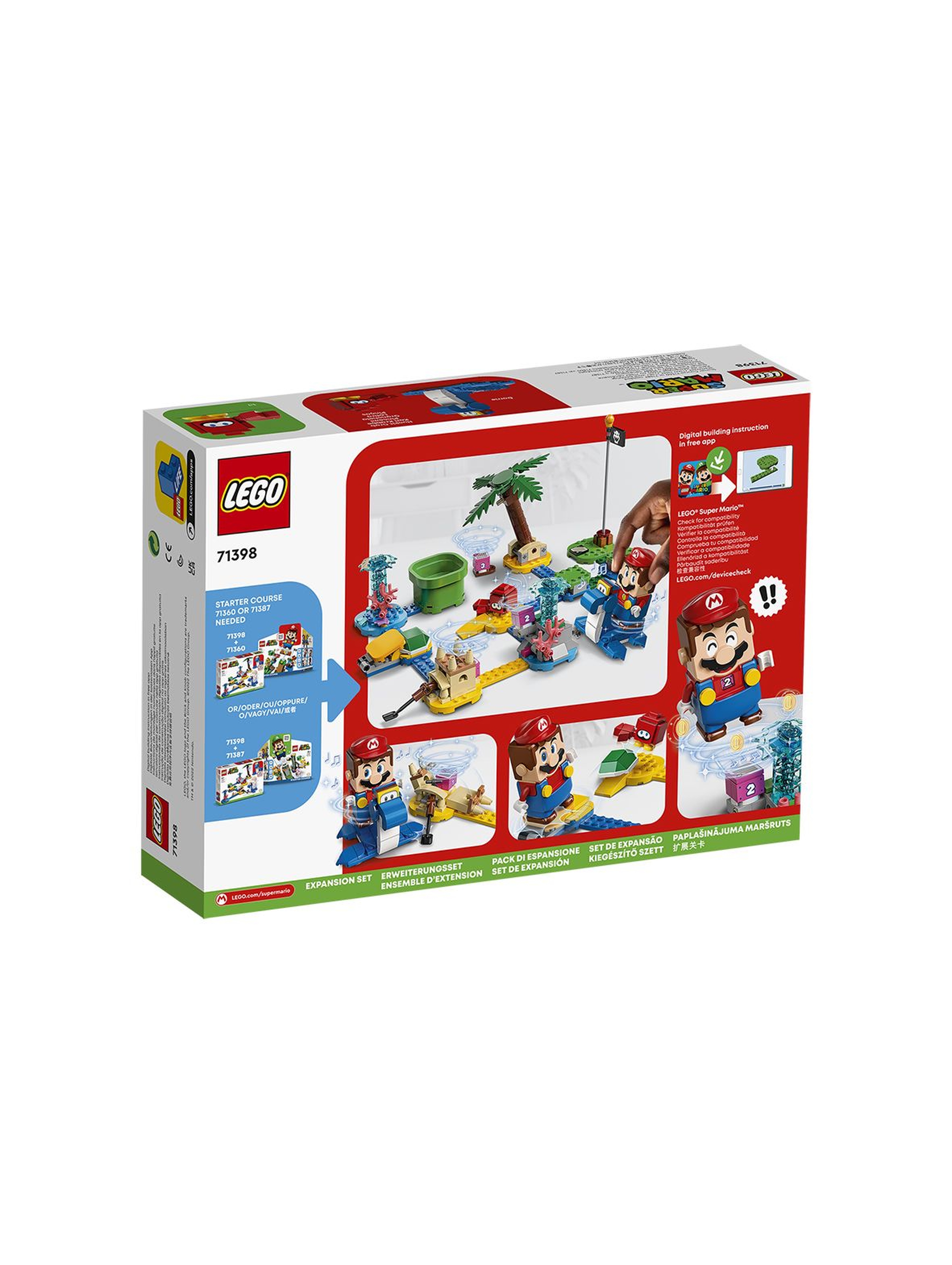 LEGO Super Mario 71398 Nabrzeże Dorrie - zestaw rozszerzający wiek 6+