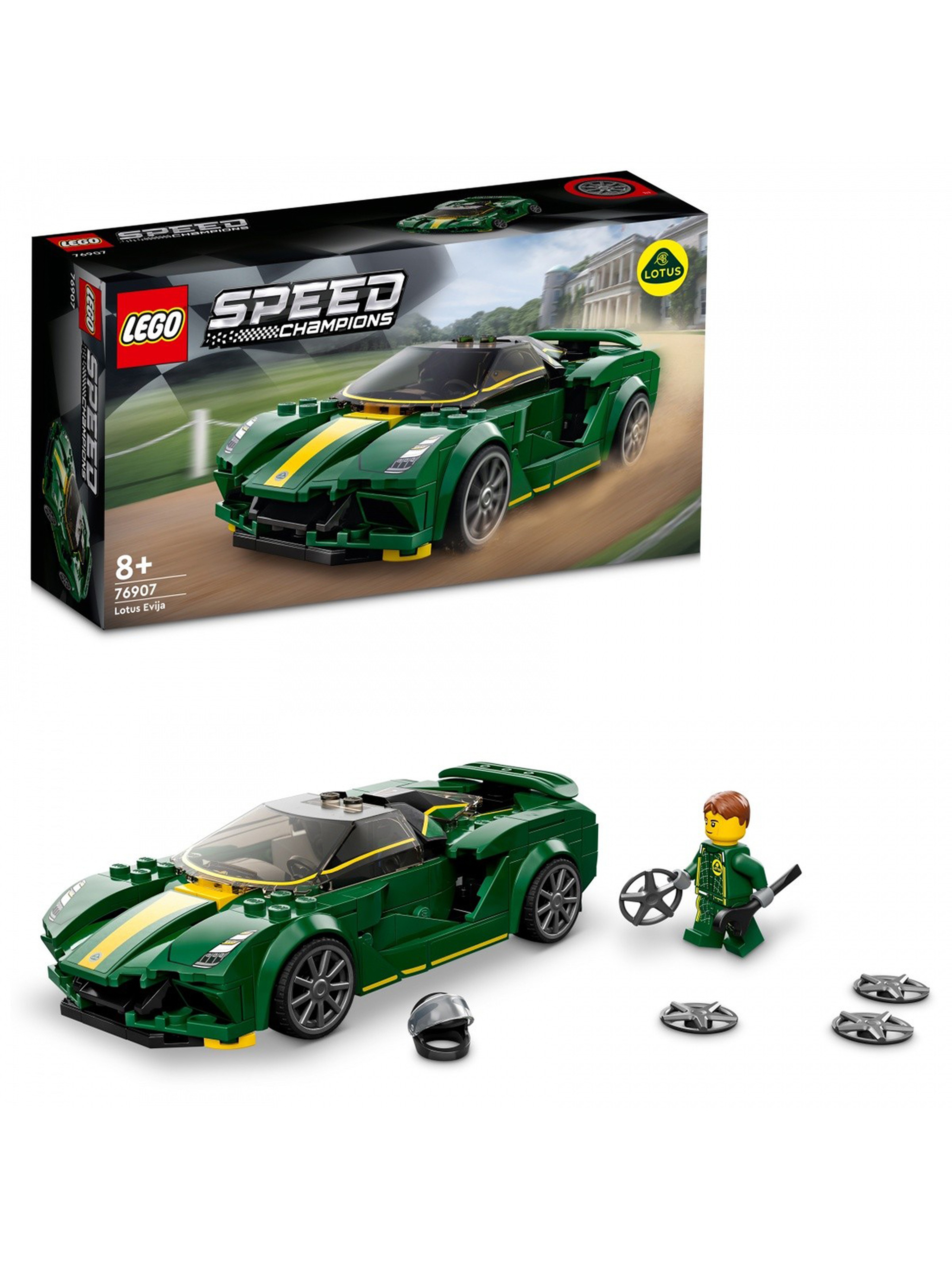 Klocki LEGO Speed Champions 76907 Lotus Evija - 247 elementy, wiek 8 +