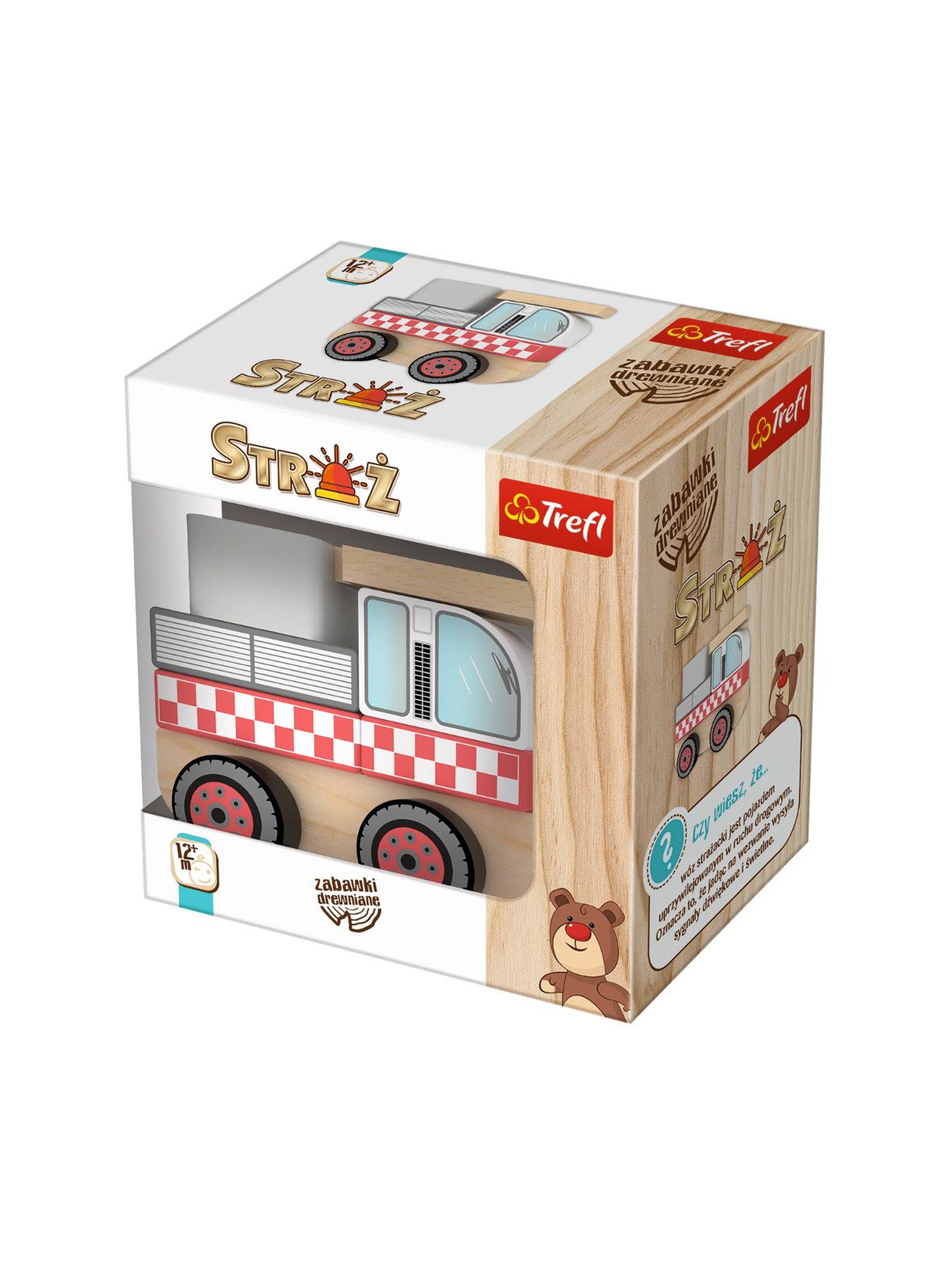 Zabawka drewniana - Wóz strażacki Trefl