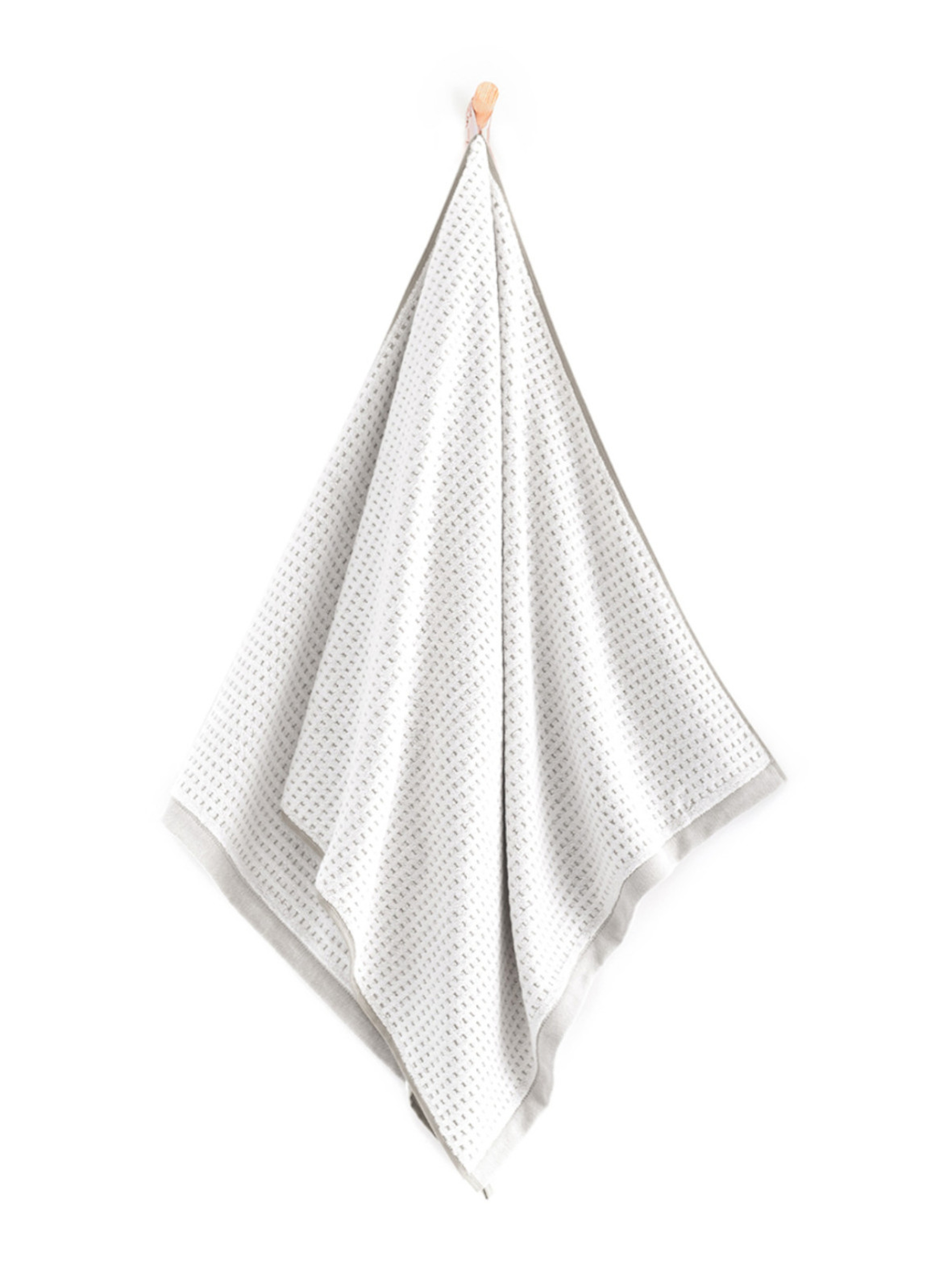 Ręcznik Oslo z bawełny egipskiej szary 50x100cm