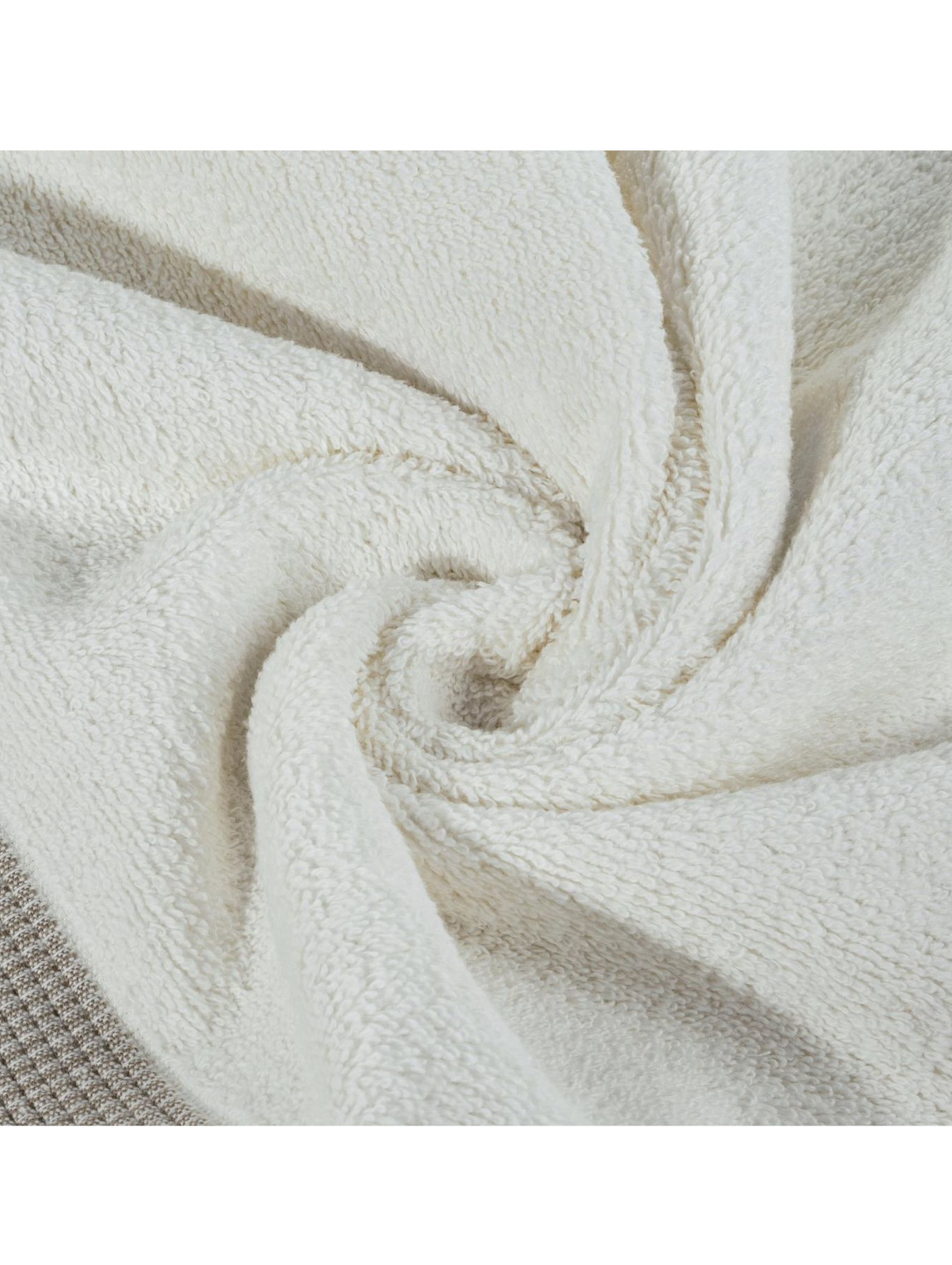 Ręcznik rodos (01) 70 x 140 cm kremowy