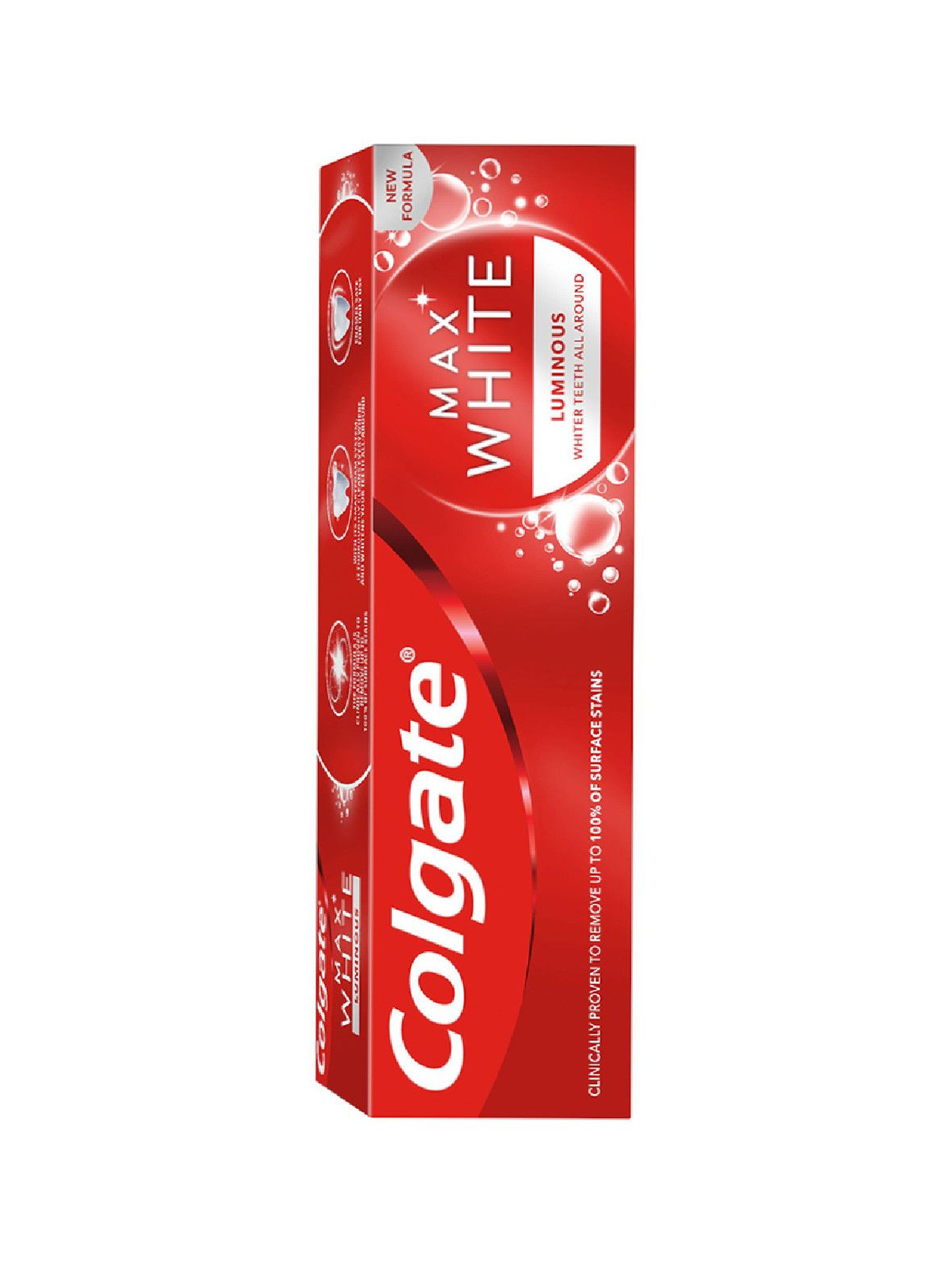Colgate Max White Luminous Wybielająca pasta do zebów z fluorem 75 ml