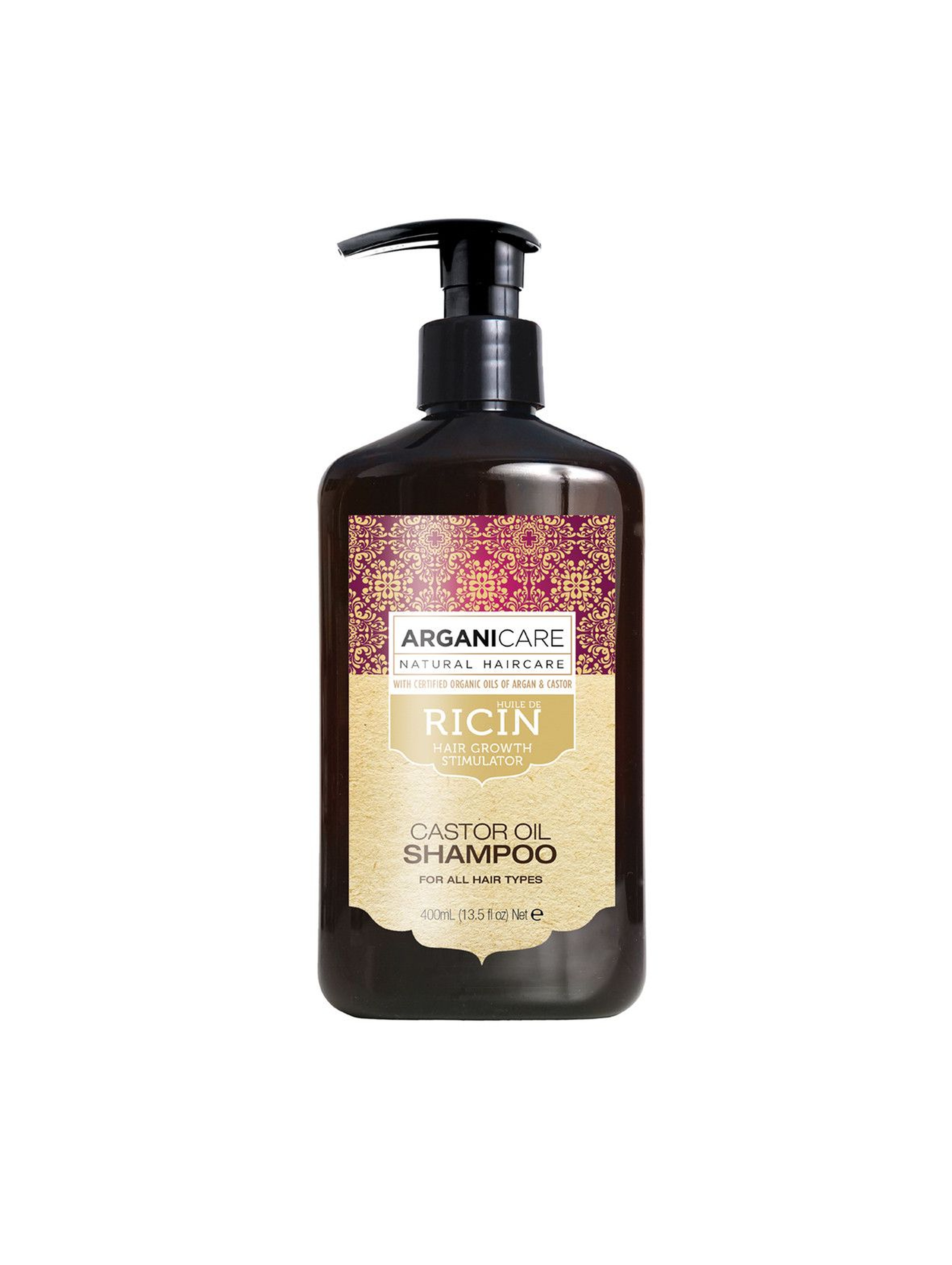 ARGANICARE NATURAL HAIRCARE Castor Oil Shampoo szampon z olejem rycynowym - 400 ml