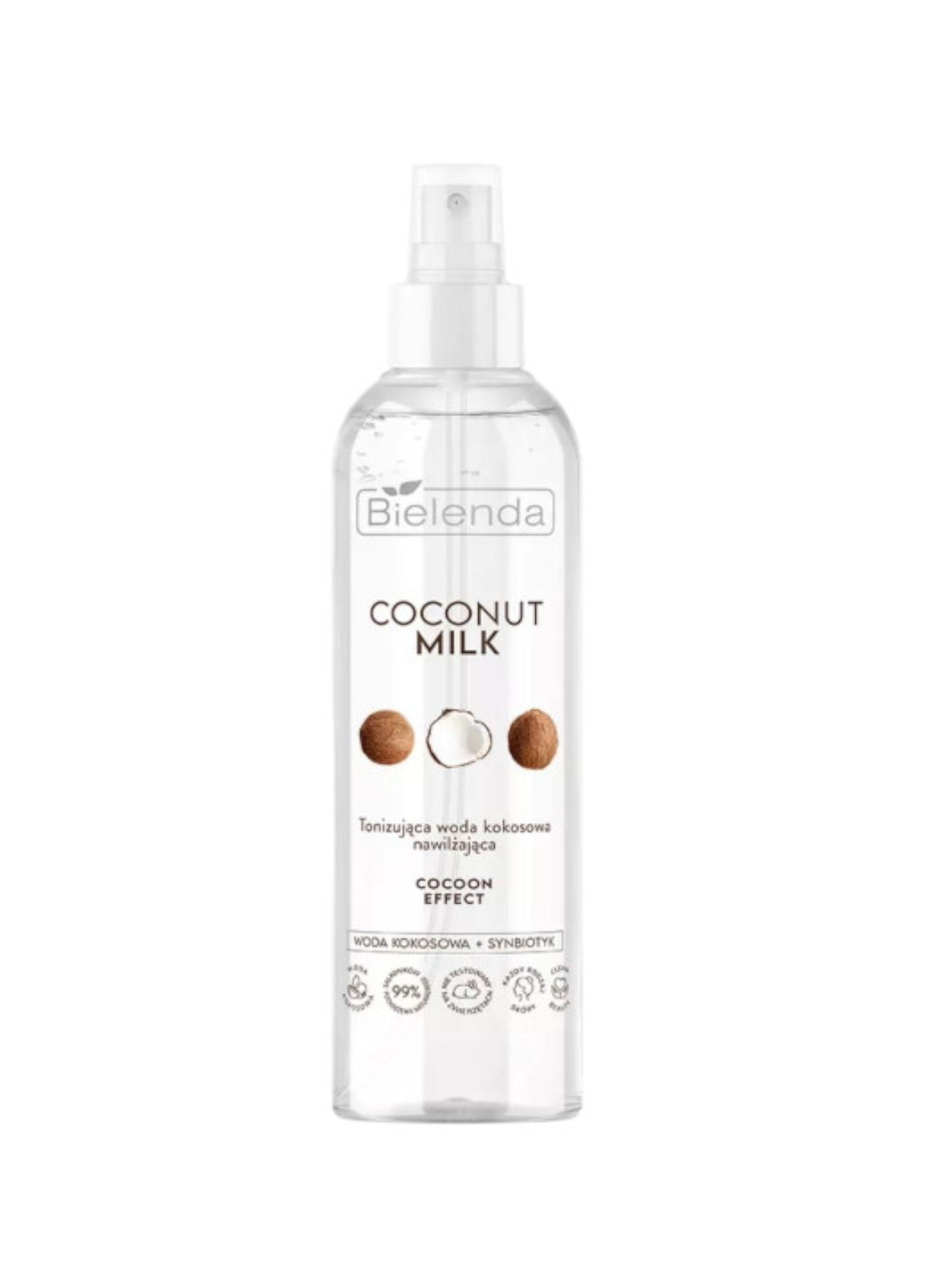 COCONUT MILK Tonizująca woda kokosowa, nawilżająca COCOON EFFECT, 200 ml