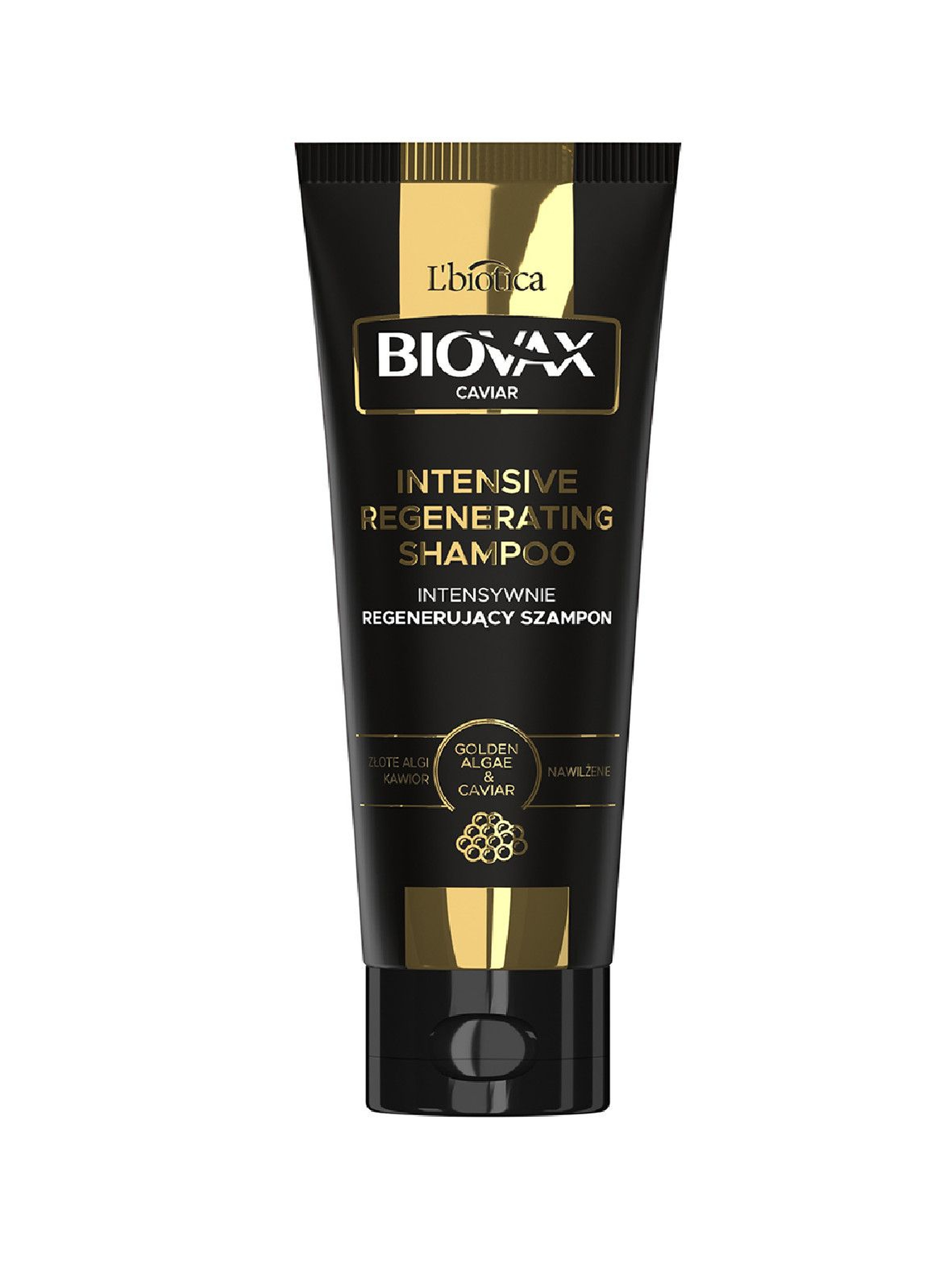 Biovax Glamour Caviar szampon intensywnie regenerujący Złote algi & Kawior 200 ml