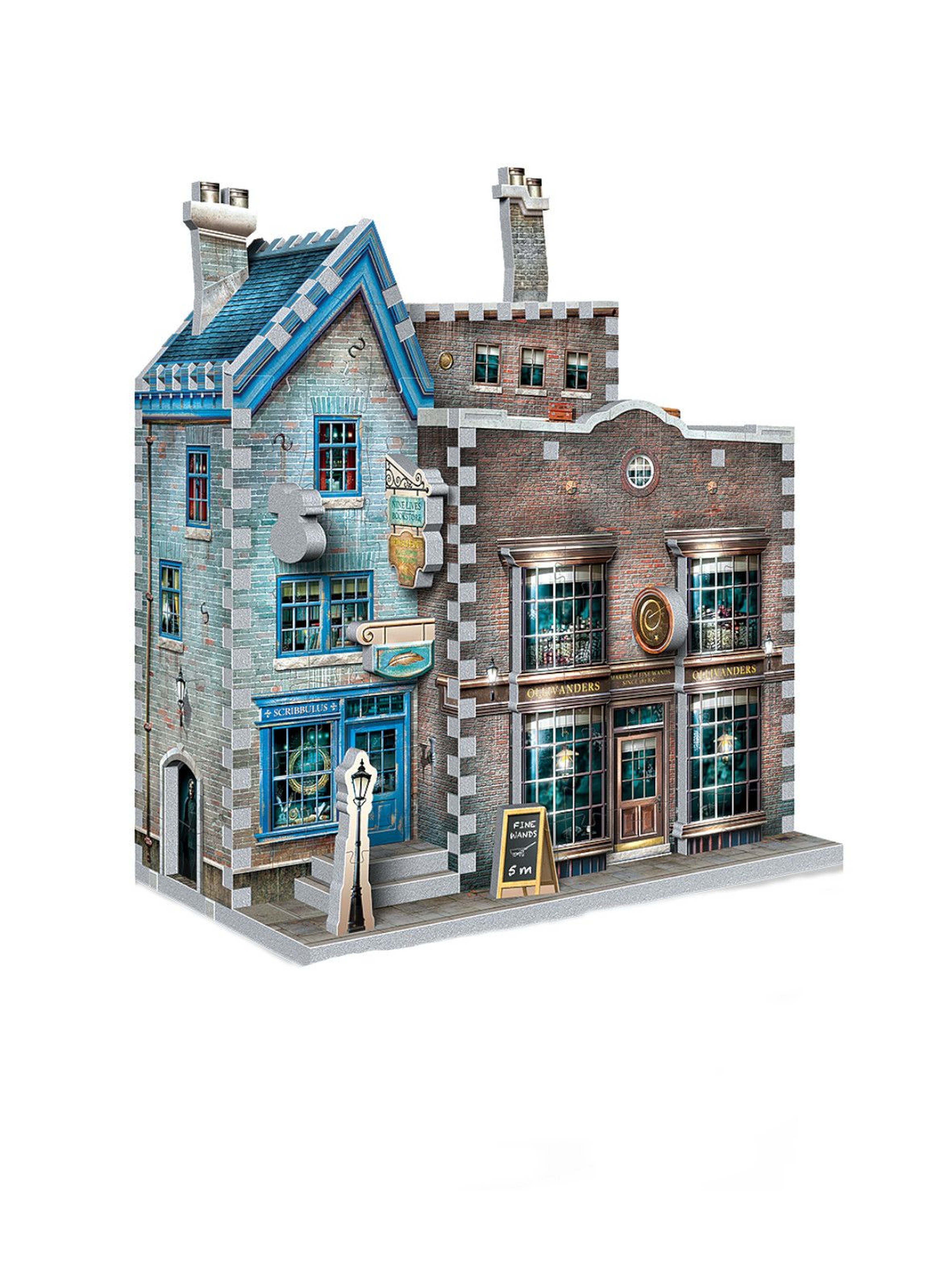 Wrebbit 3D puzzle Harry Potter Ollivander's Wand Shop & Scribbulus 295 el