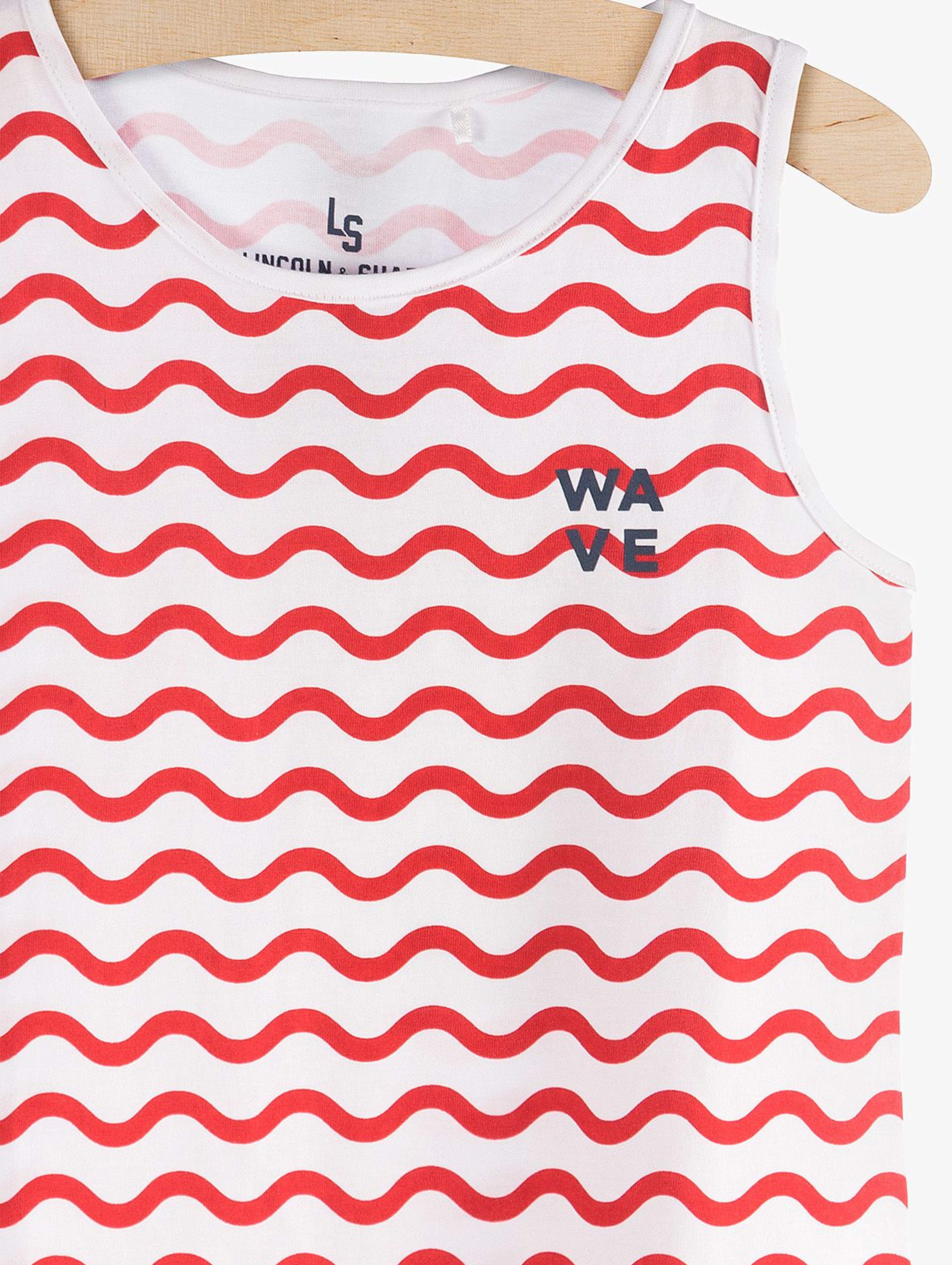 Bluzka dziewczęca w paski "Wave"