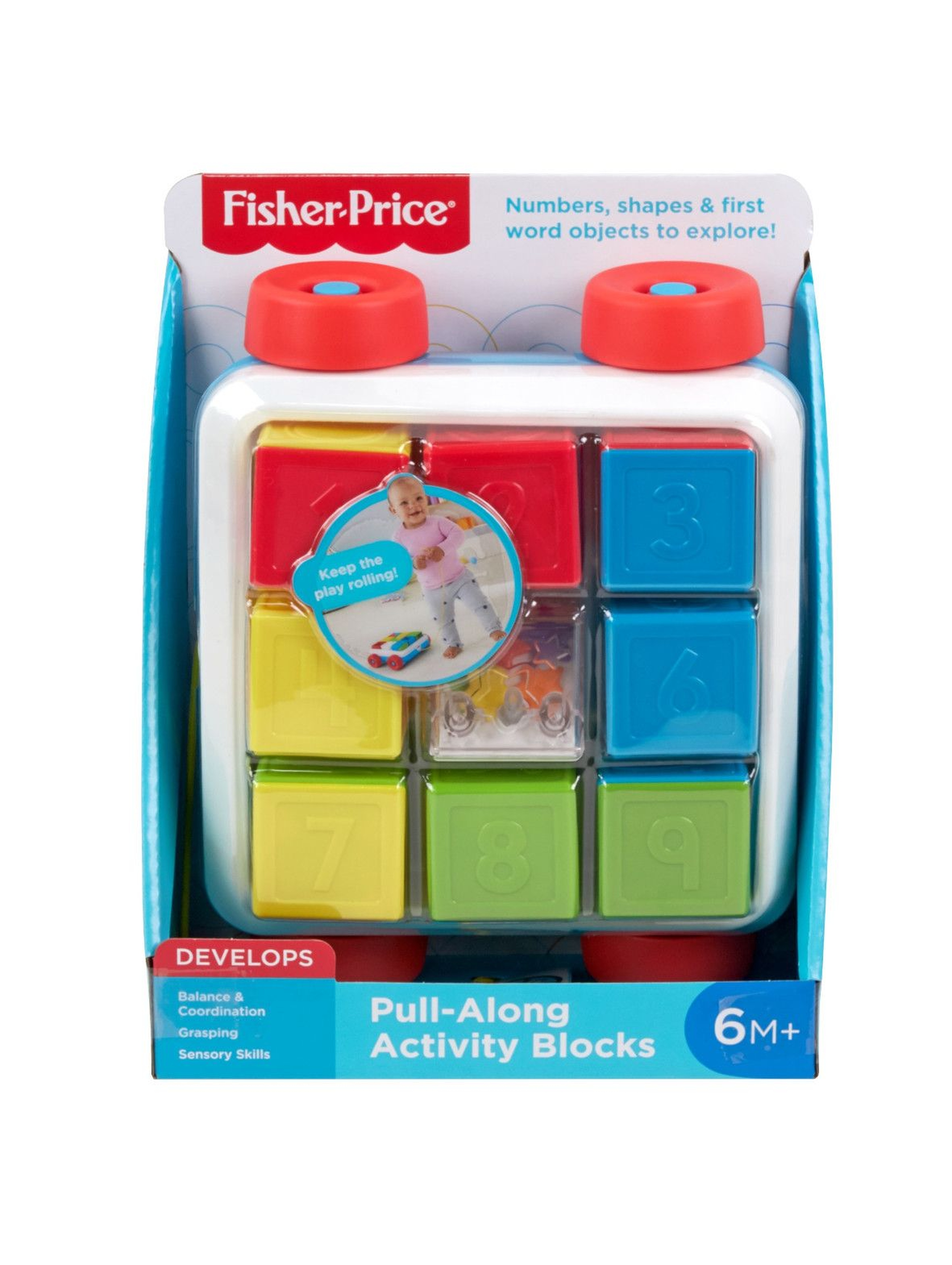 Fisher-Price Klocki aktywizujące do ciągnięcia wiek 6msc+