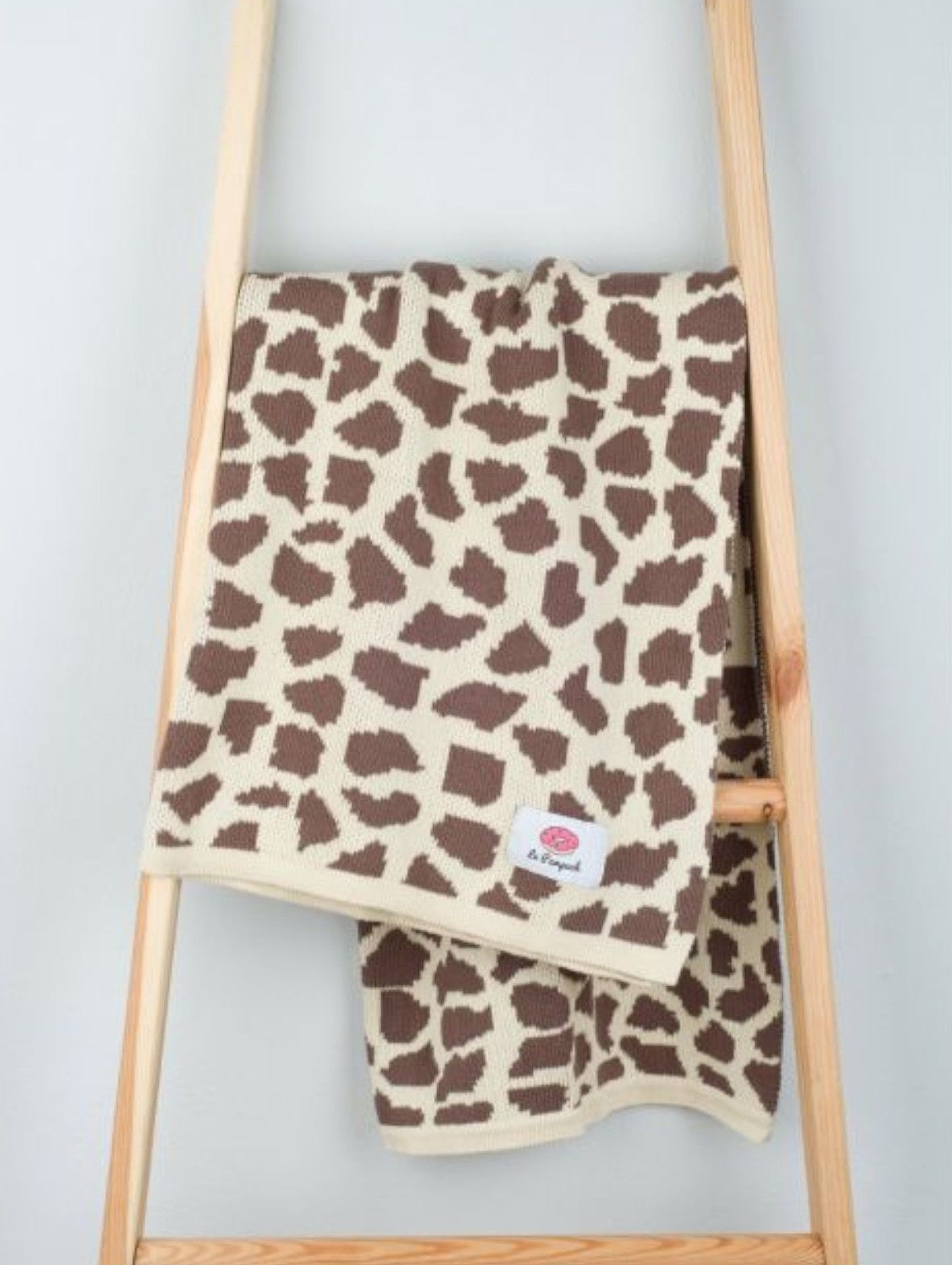 Kocyk bawełniany żyrafa- 100x80cm
