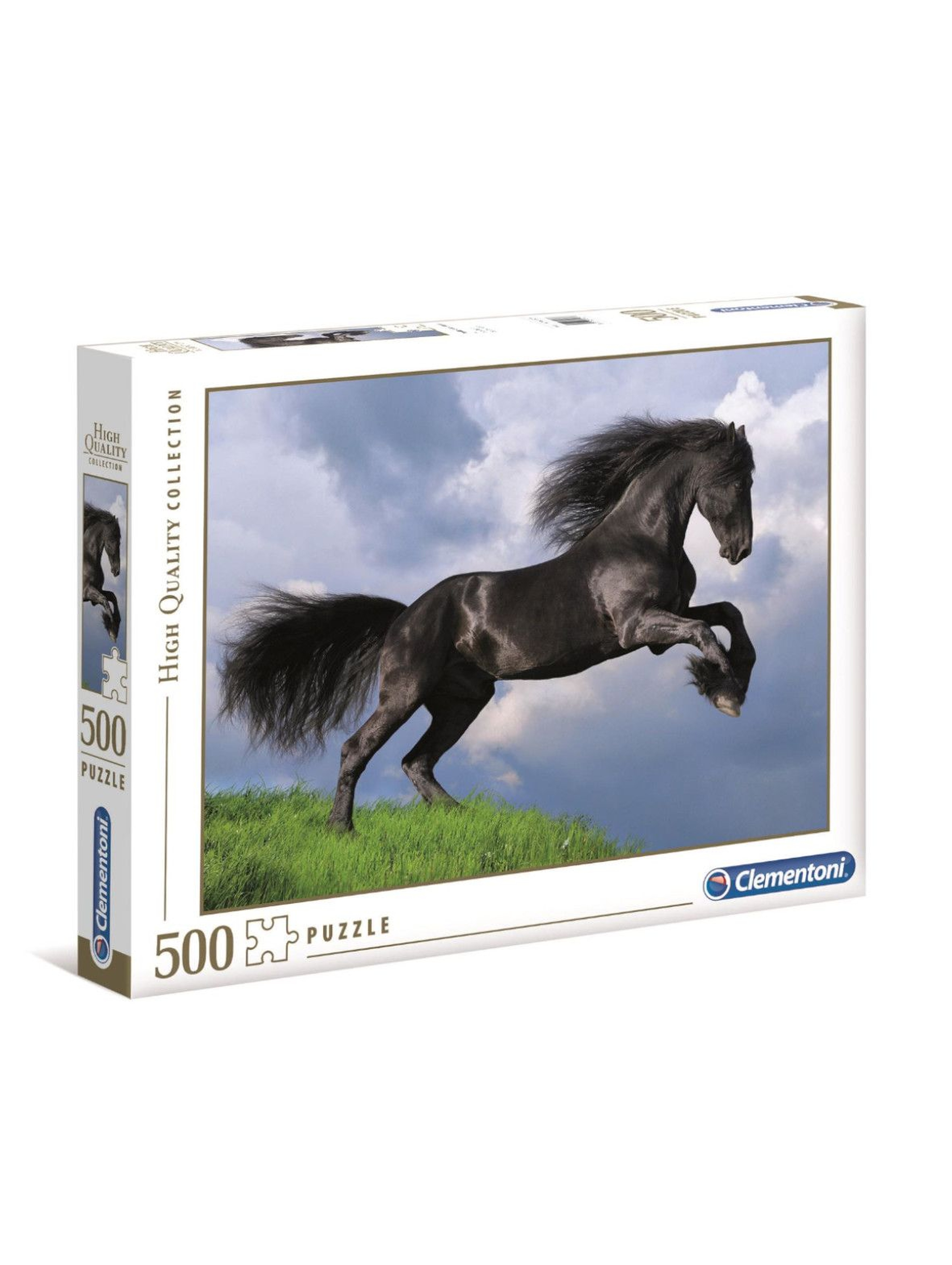 PUZZLE 500 EL HQ Fresian Black Horse
