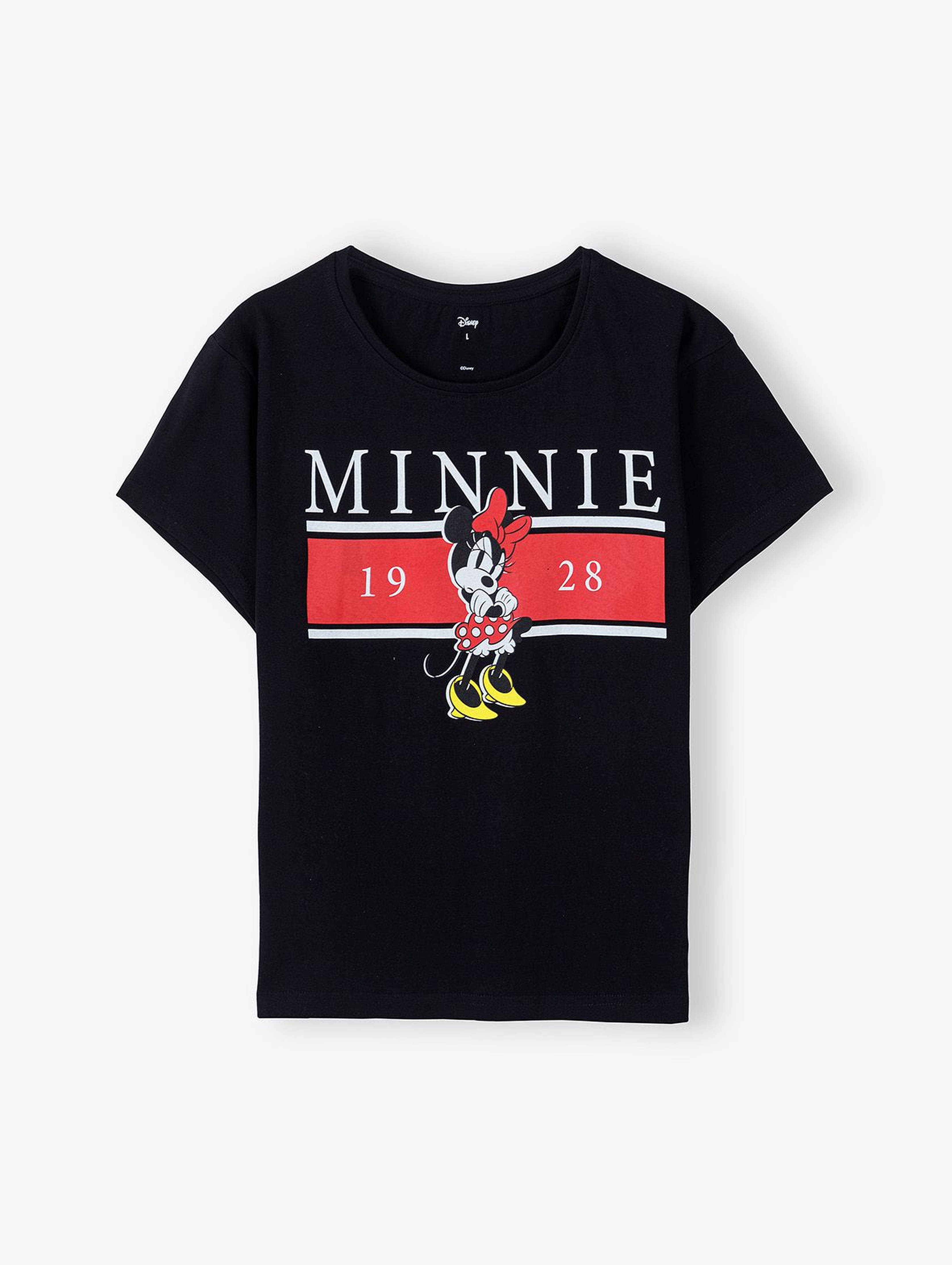 Bawełniany t-shirt damski Minnie