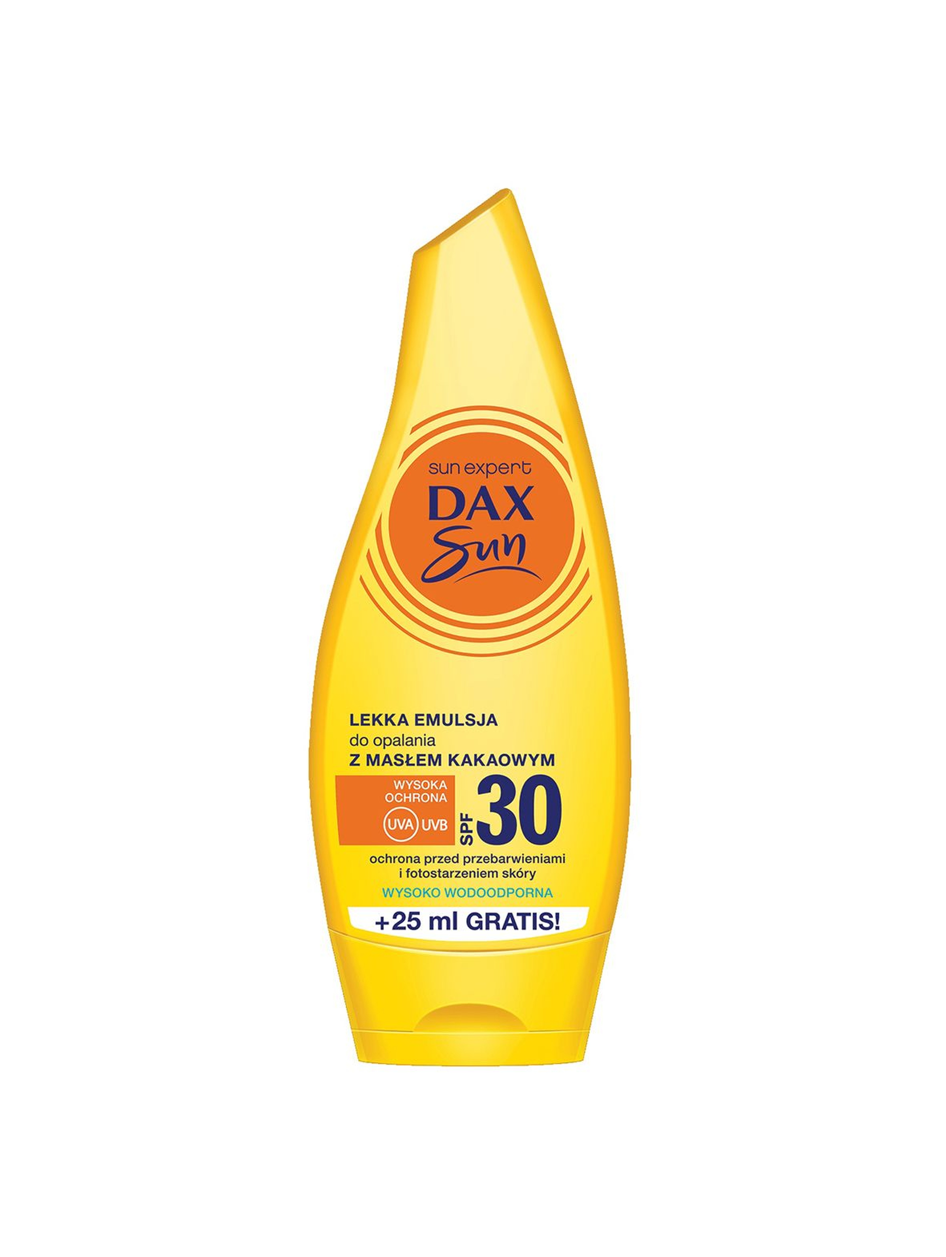 Dax Sun, lekka emulsja do opalania z masłem kakaowym SPF 30, 175 ml