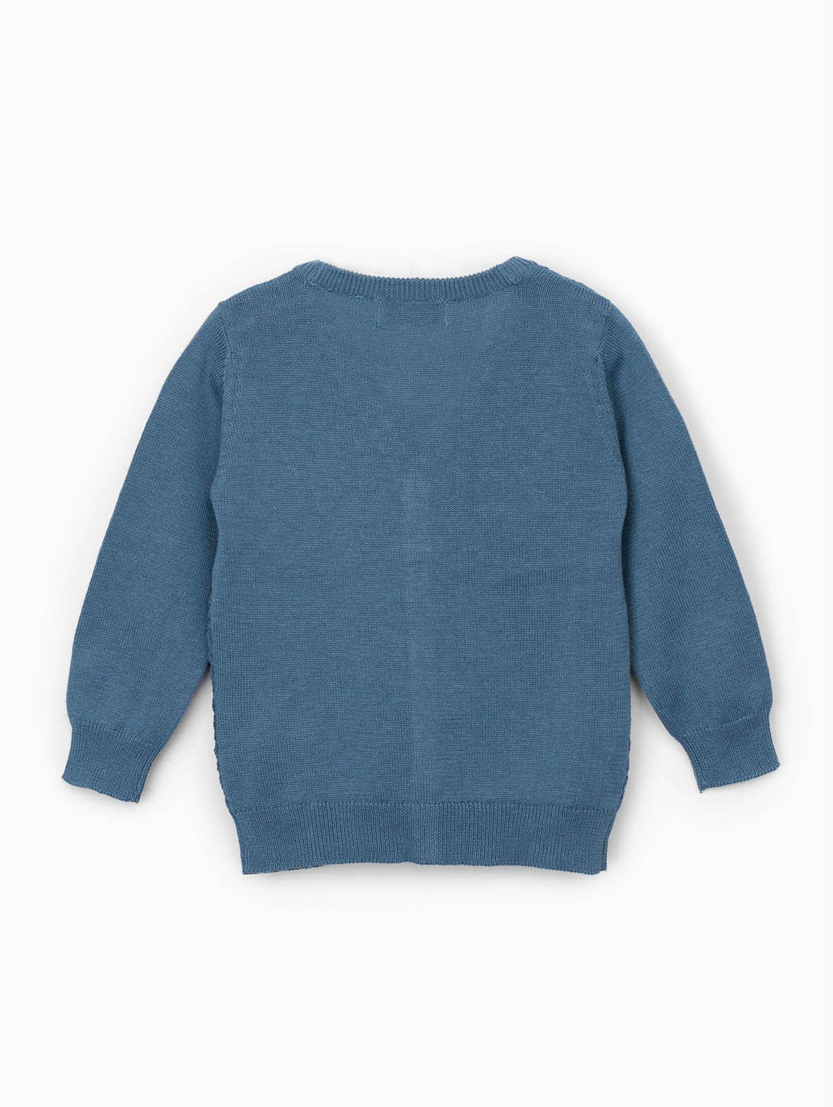 Sweter niemowlęcy rozpinany w kolorze niebieskim