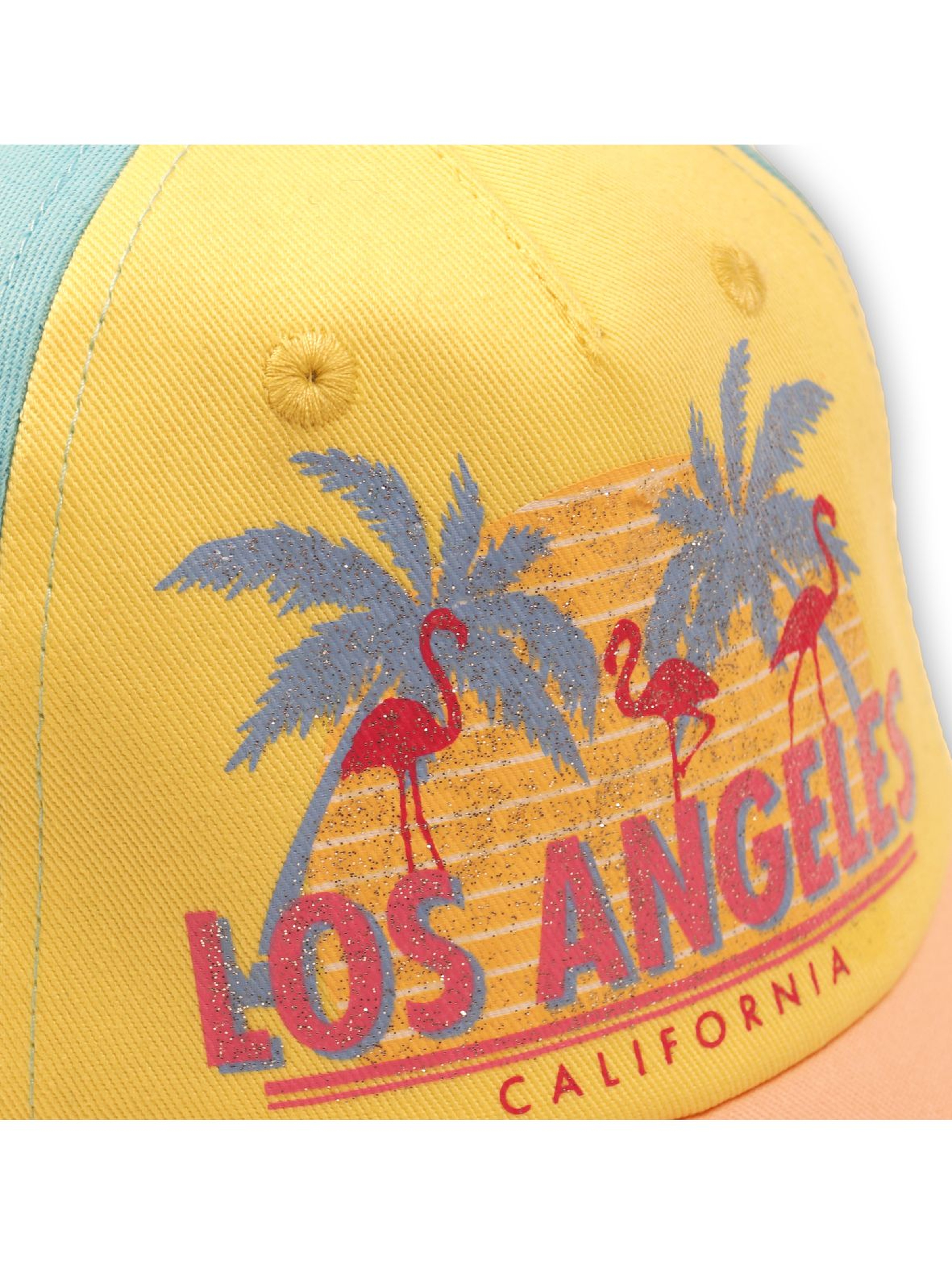 Czapka z daszkiem kolorowa z nadrukiem Los Angeles