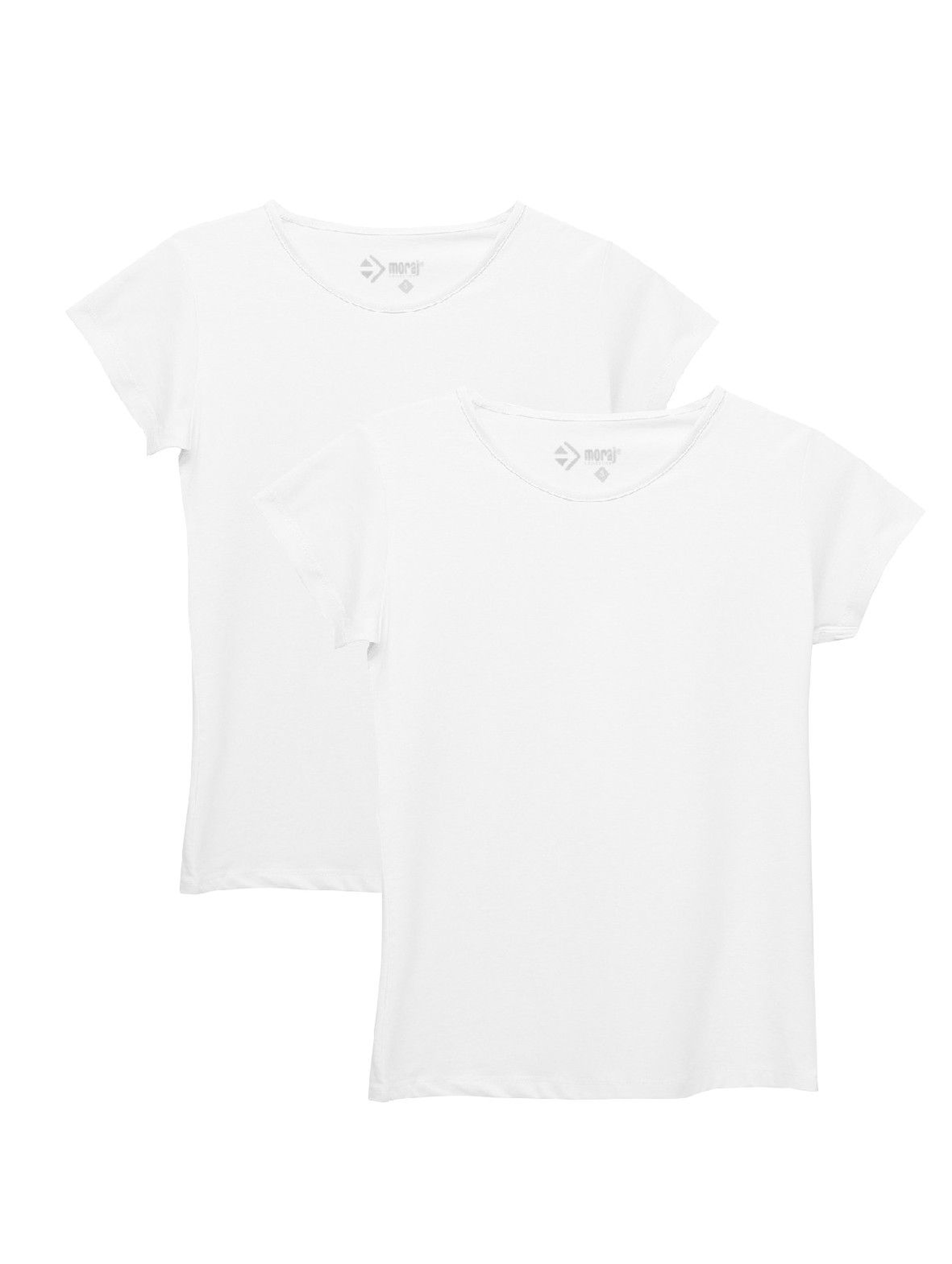 T-shirt damski biały 2pak