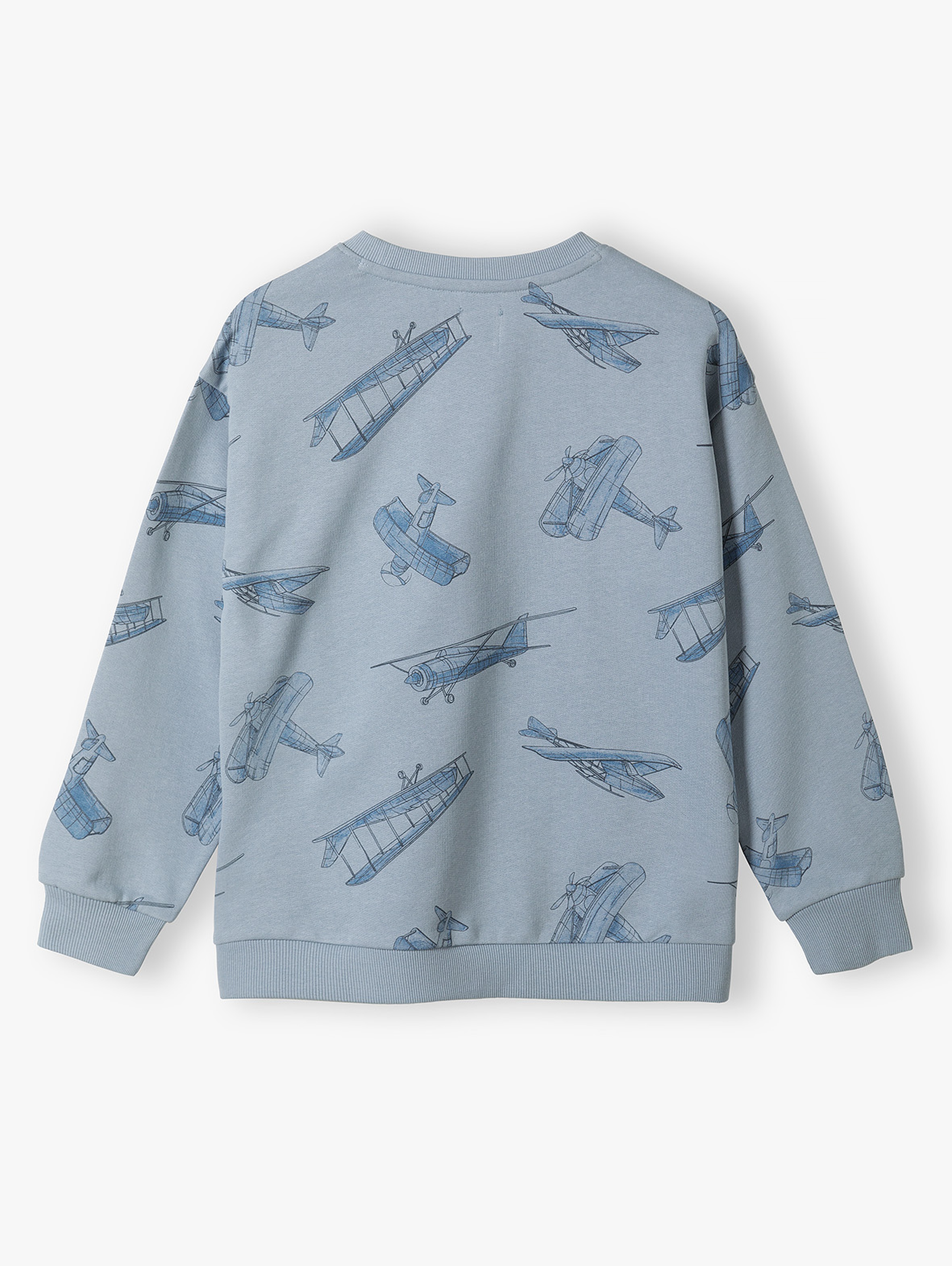 Bluza dresowa niebieska w samoloty - Limited Edition