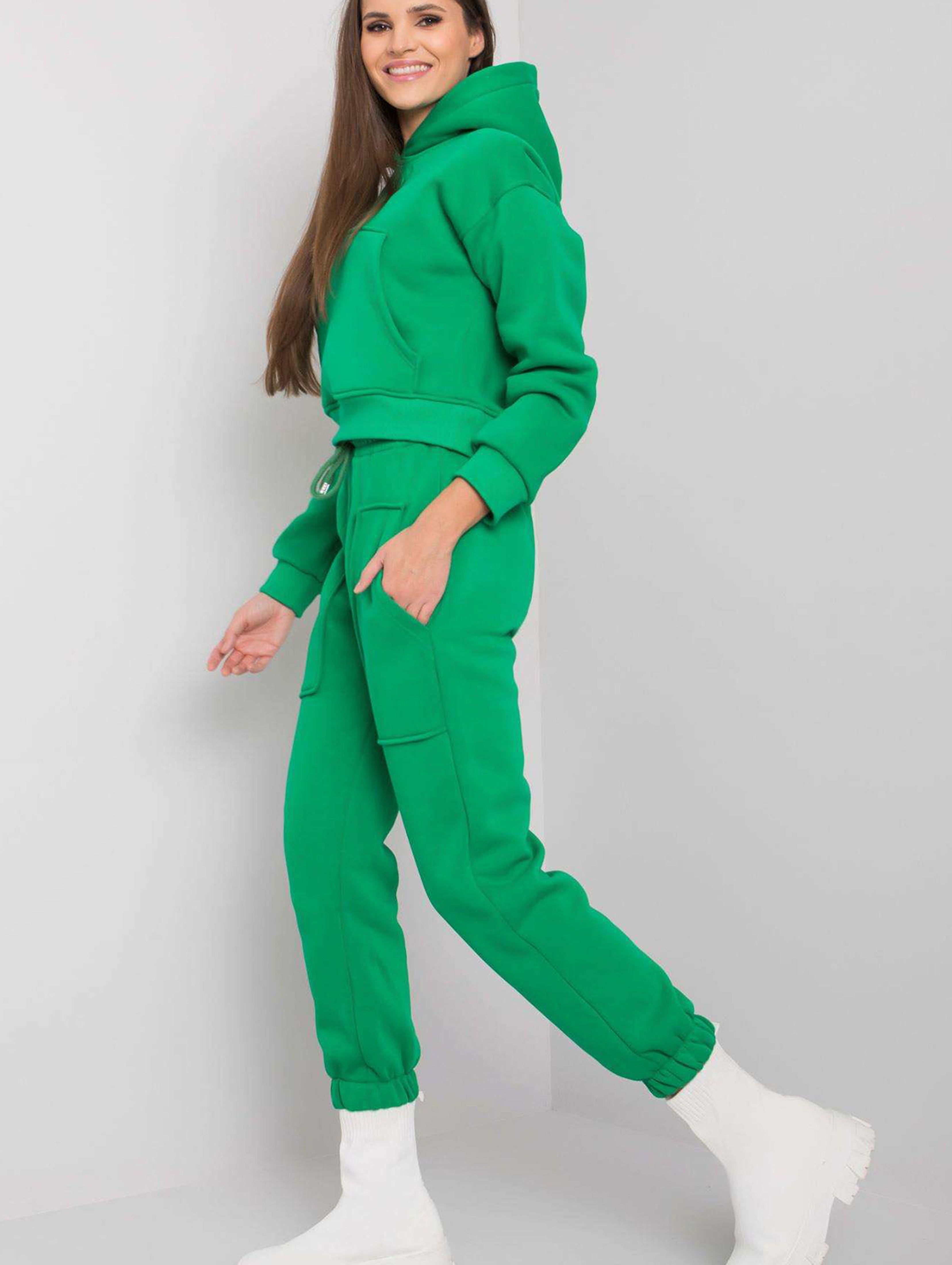 Zielony komplet dresowy bawełniany Solange