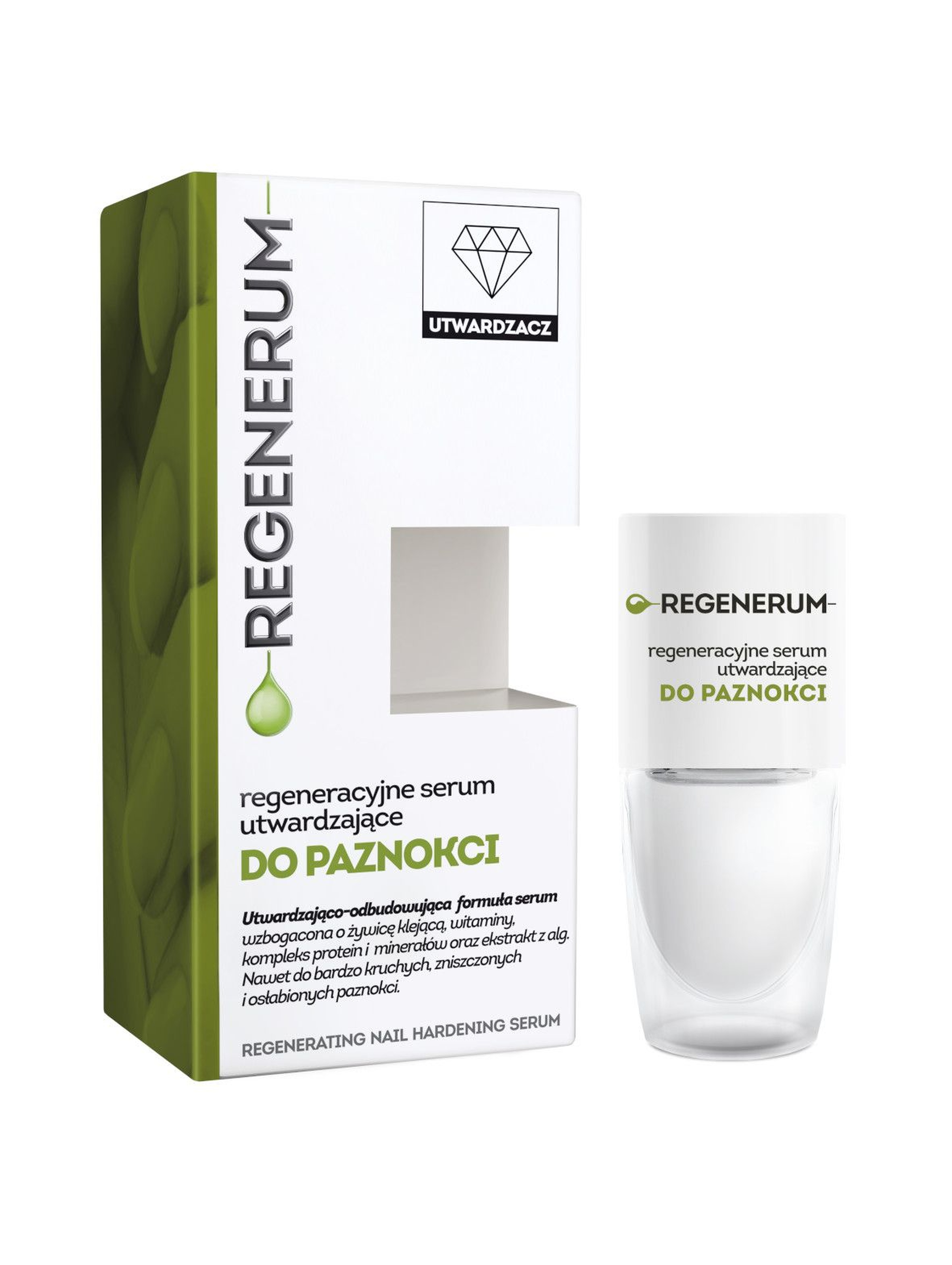 REGENERUM regeneracyjne serum utwardzające do paznokci, 8 ml