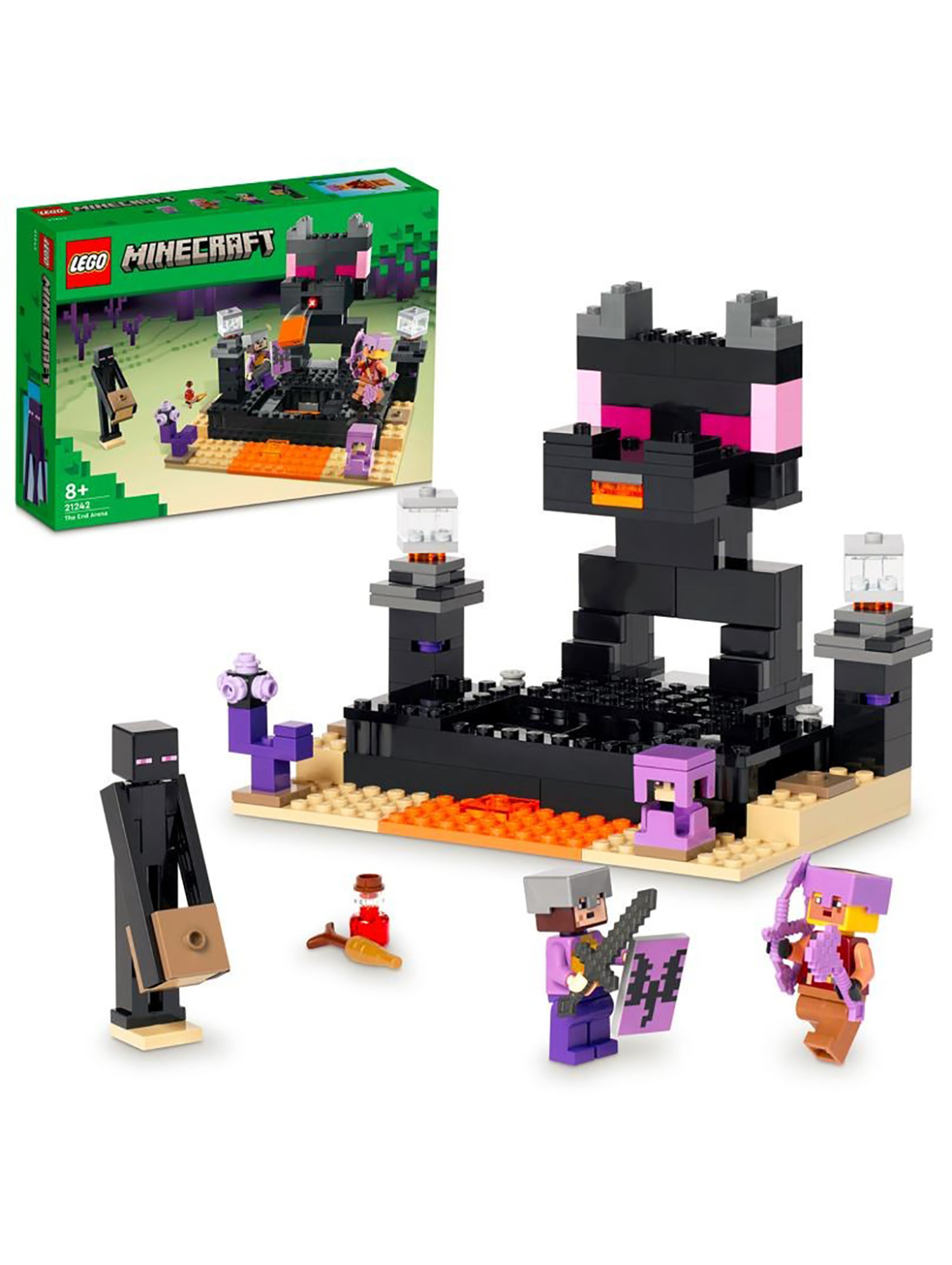 Klocki LEGO Minecraft 21242 Arena Endu - 252 elementy,wiek 8 +