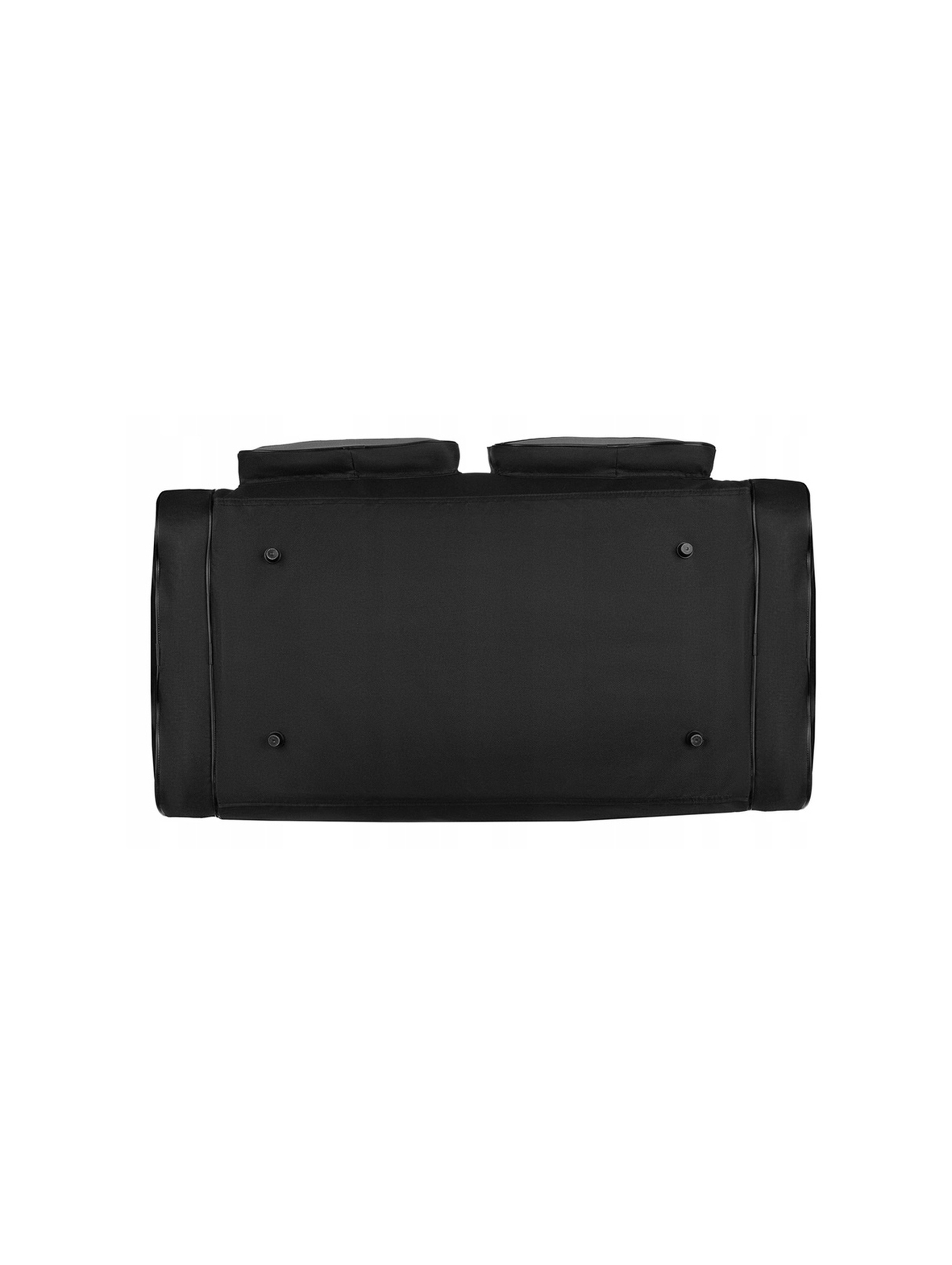 Duża, praktyczna torba podróżna z poliestru — Rovicky czarna