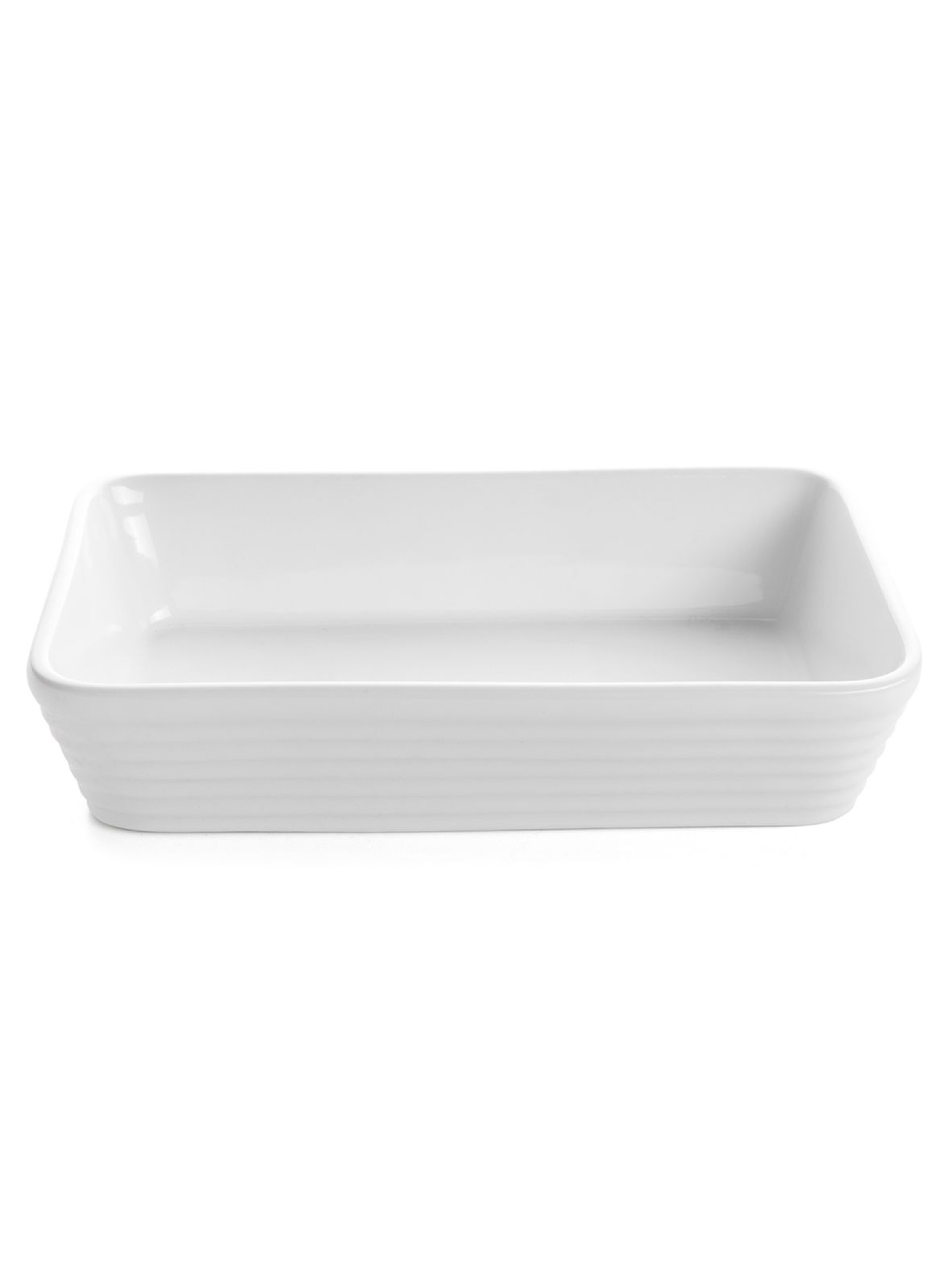 Naczynie ceramiczne Christo prostokątne białe 34x23cm 2,8l