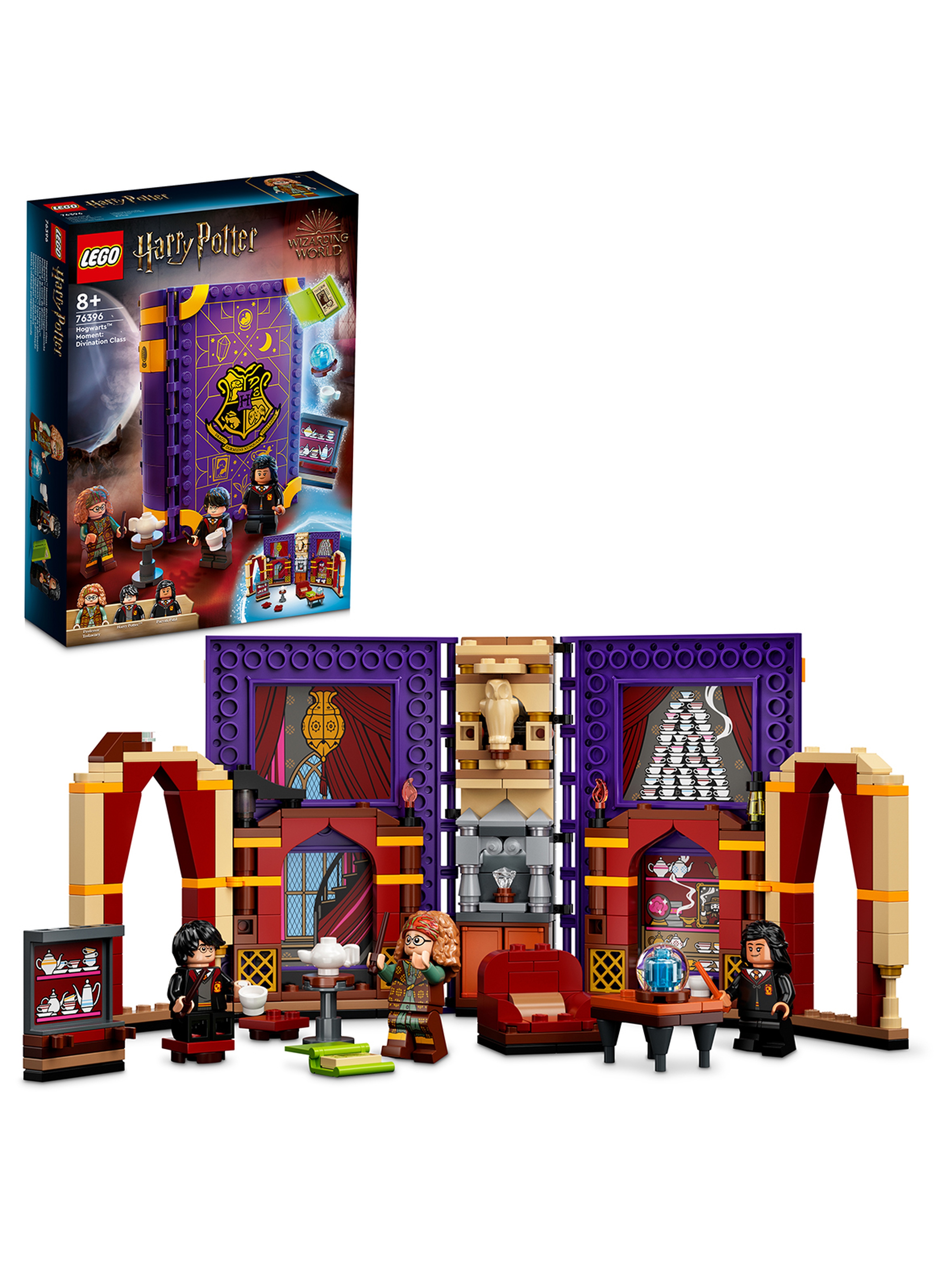 LEGO Harry Potter - Chwile z Hogwartu: zajęcia z wróżbiarstwa 76396 - 297 elementów, wiek 8+