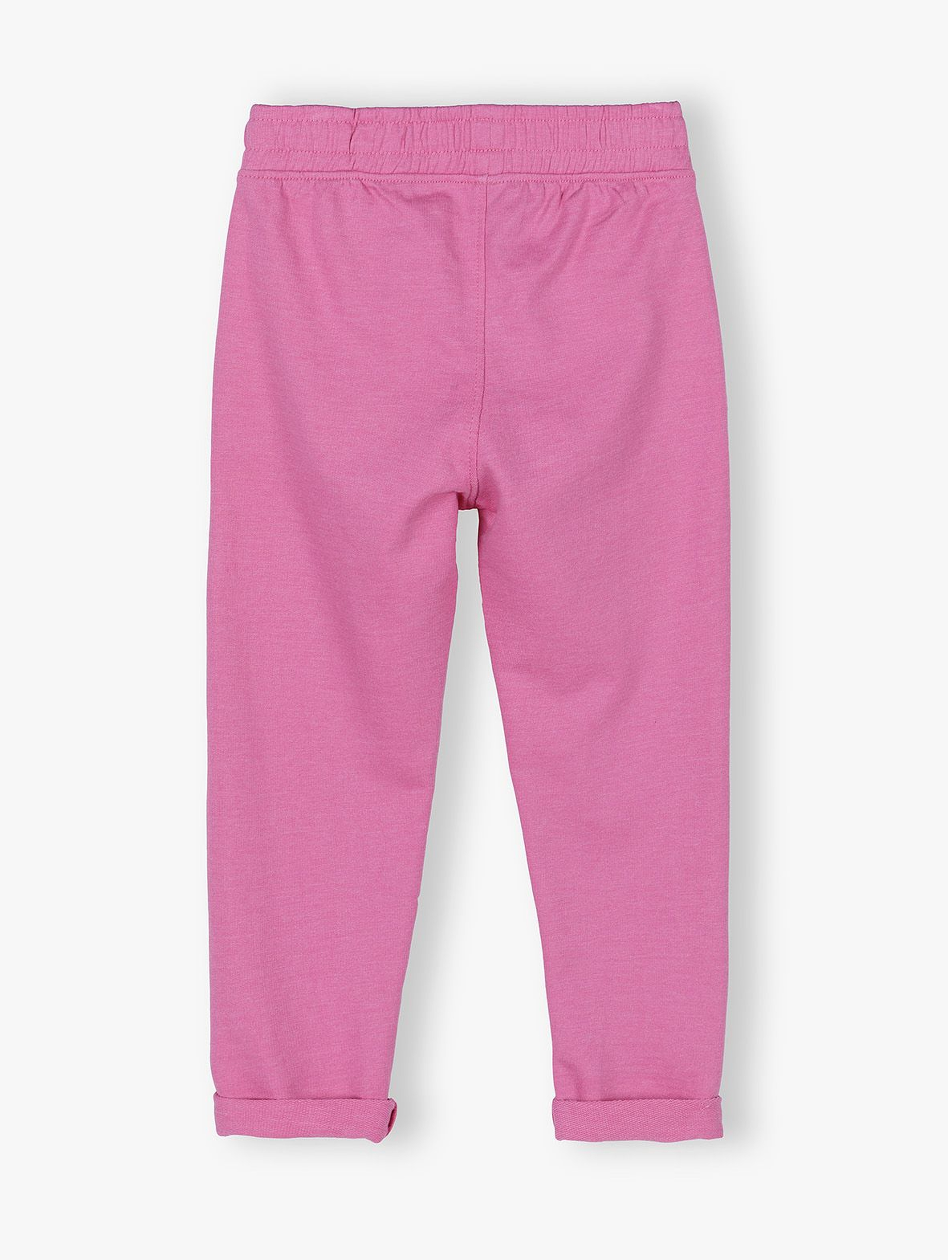 Różowe spodnie dresowe dla dziewczynki
