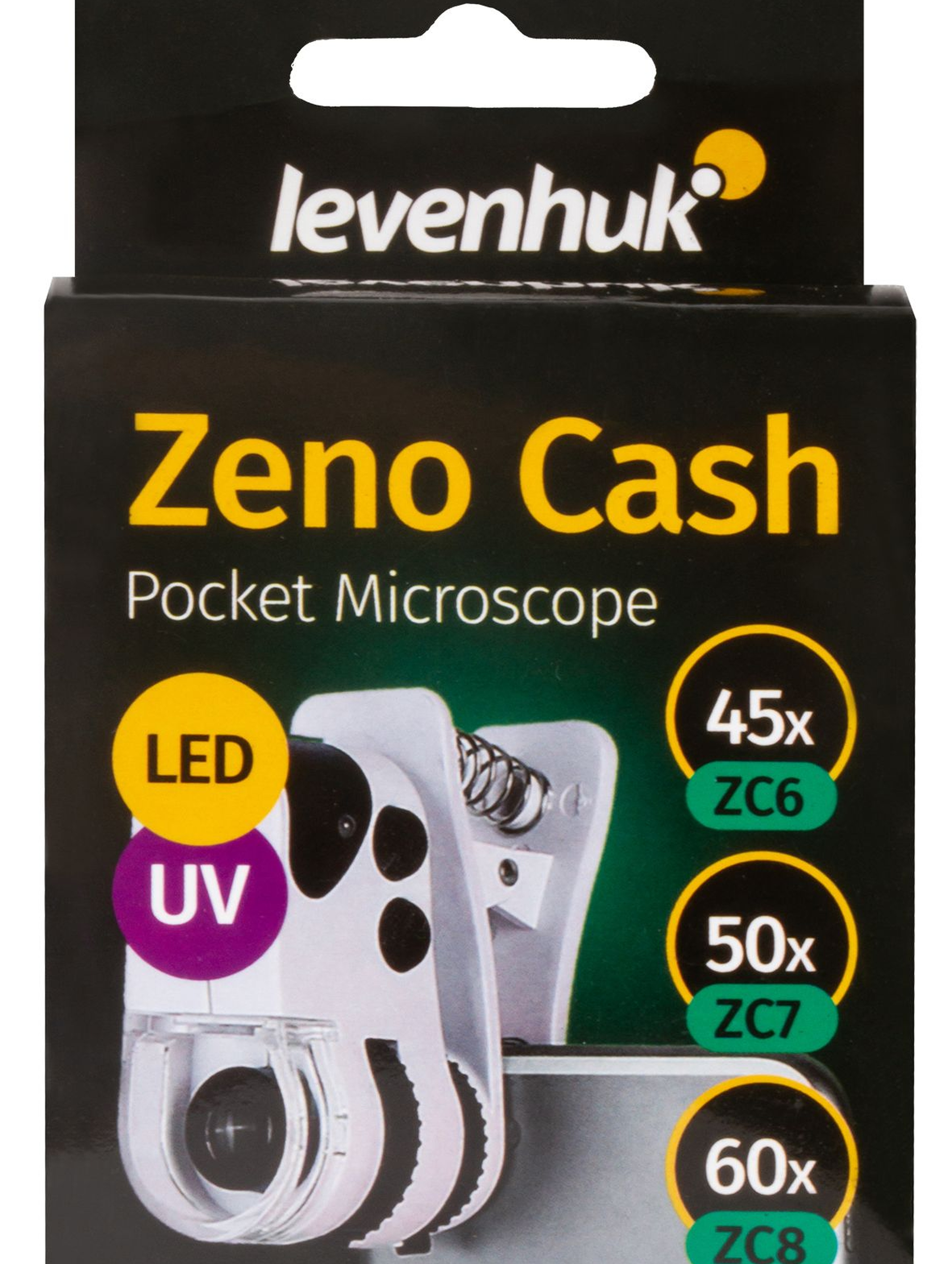Mikroskop kieszonkowy Levenhuk Zeno Cash ZC7 - biały