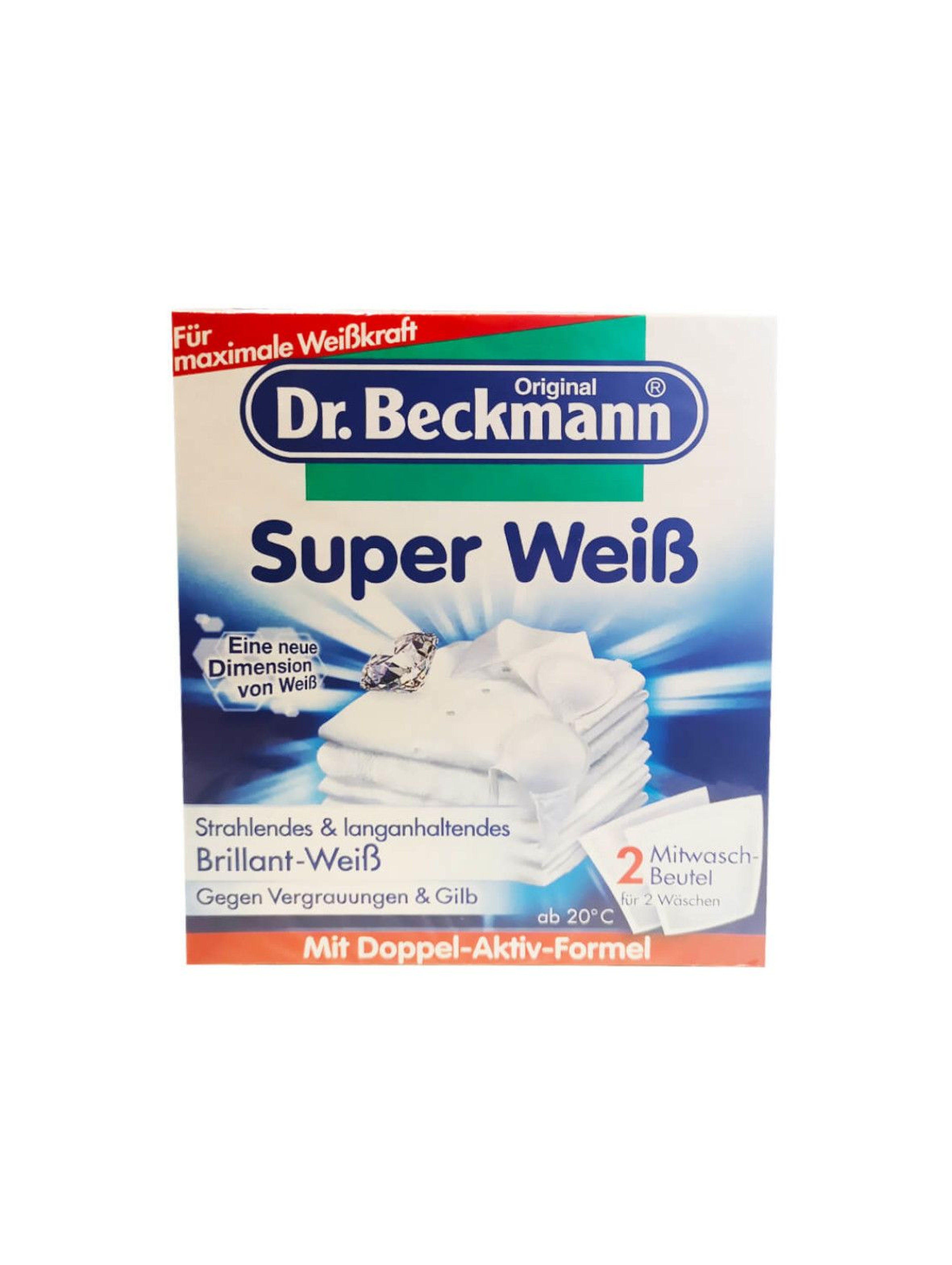 Dr Beckmann Super Weiss saszetki wybielające - 2x40g