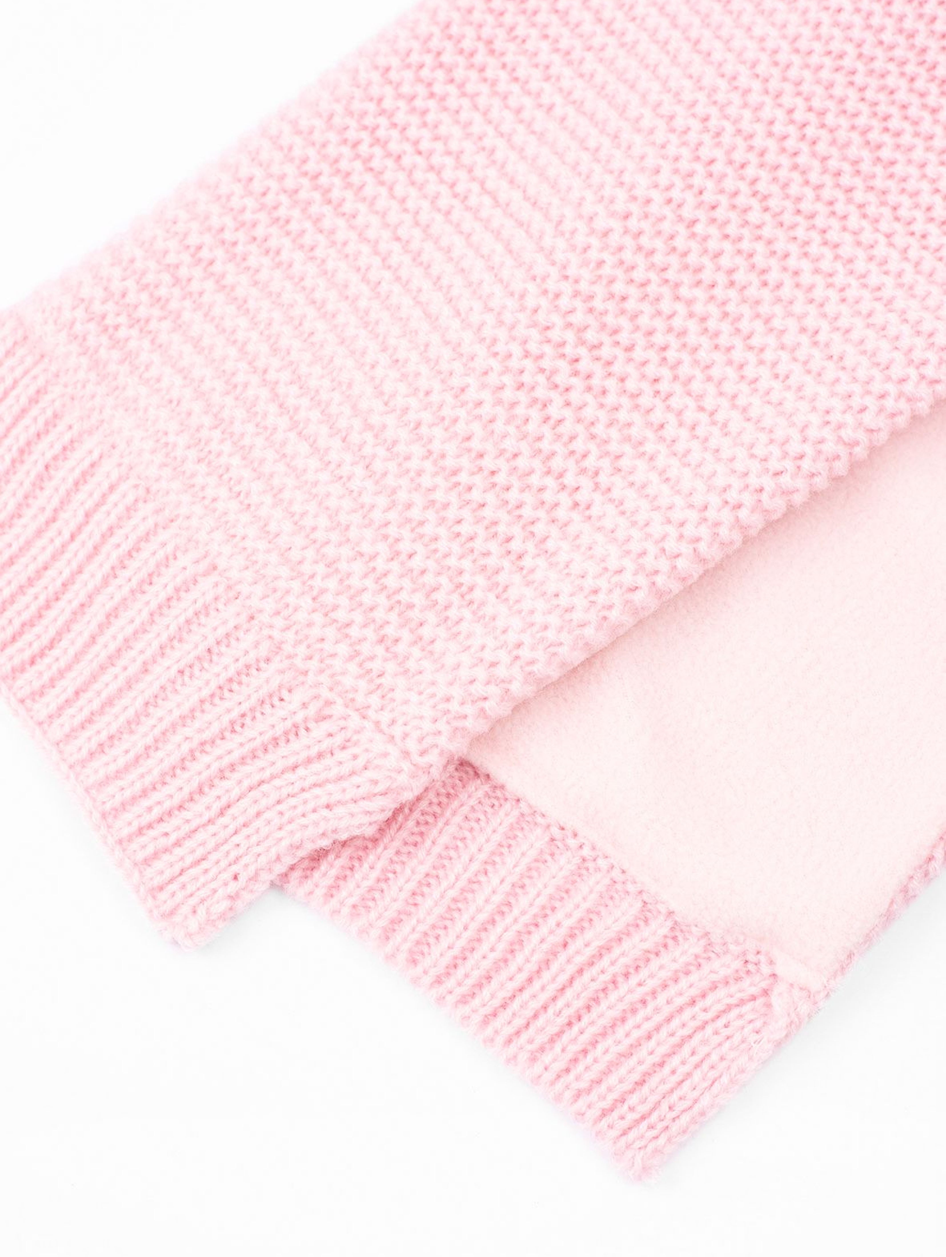 Różowy szalik dla niemowlaka