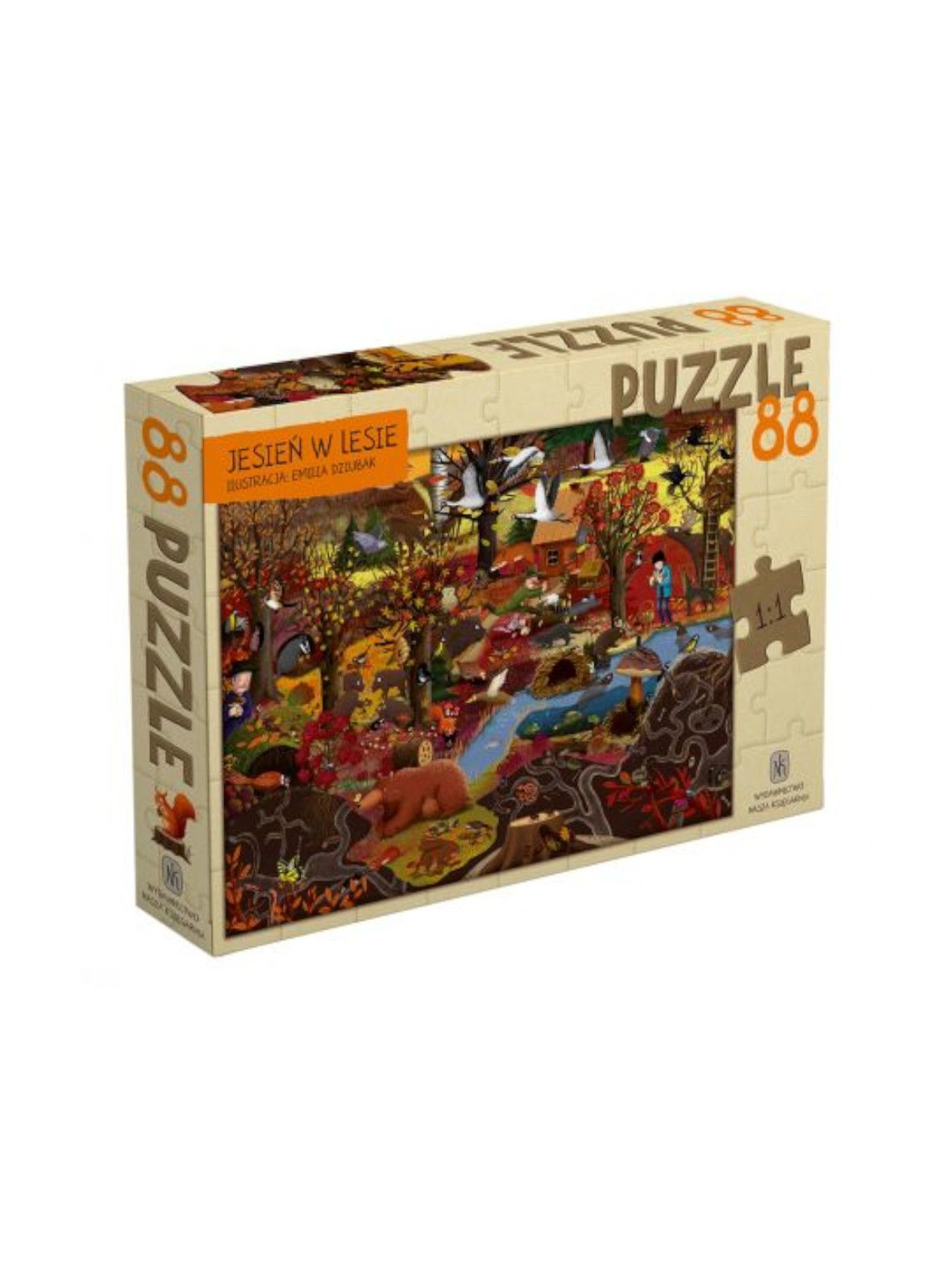 Puzzle - Jesień w lesie 88el