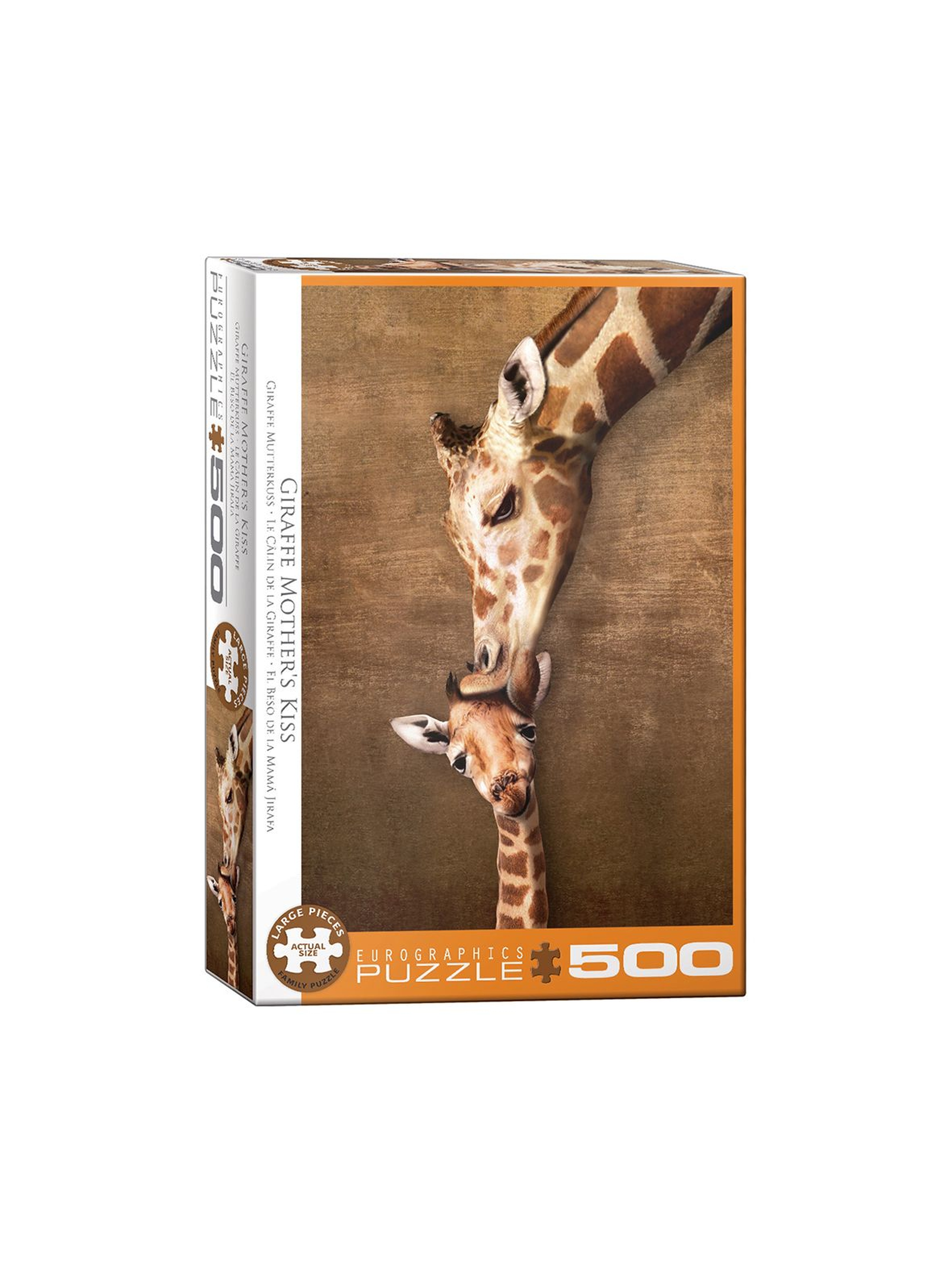 Puzzle 500 Giraffe Mother's Kiss