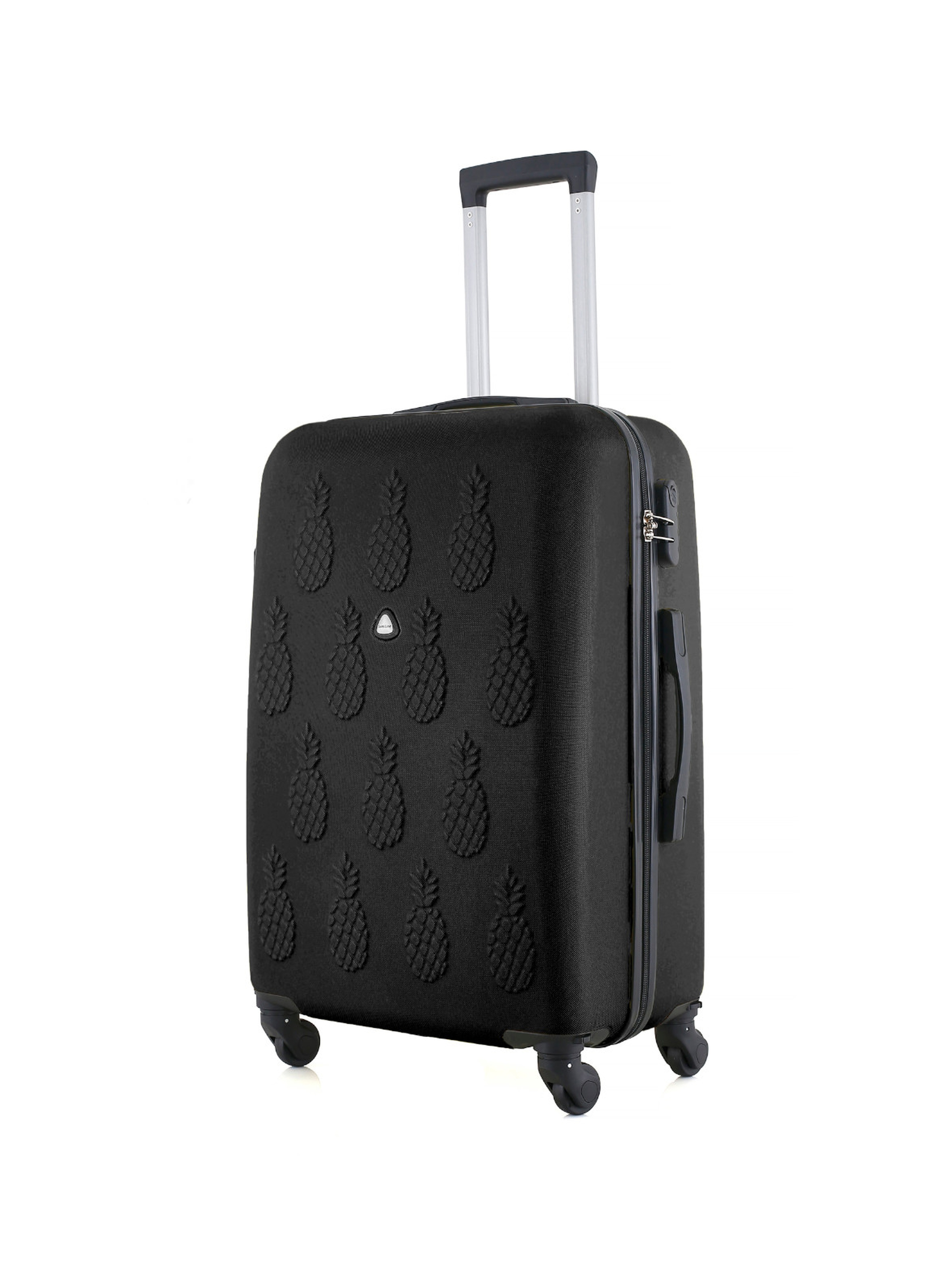 Duża twarda walizka (80 L ) czarna - 70x44x30 cm