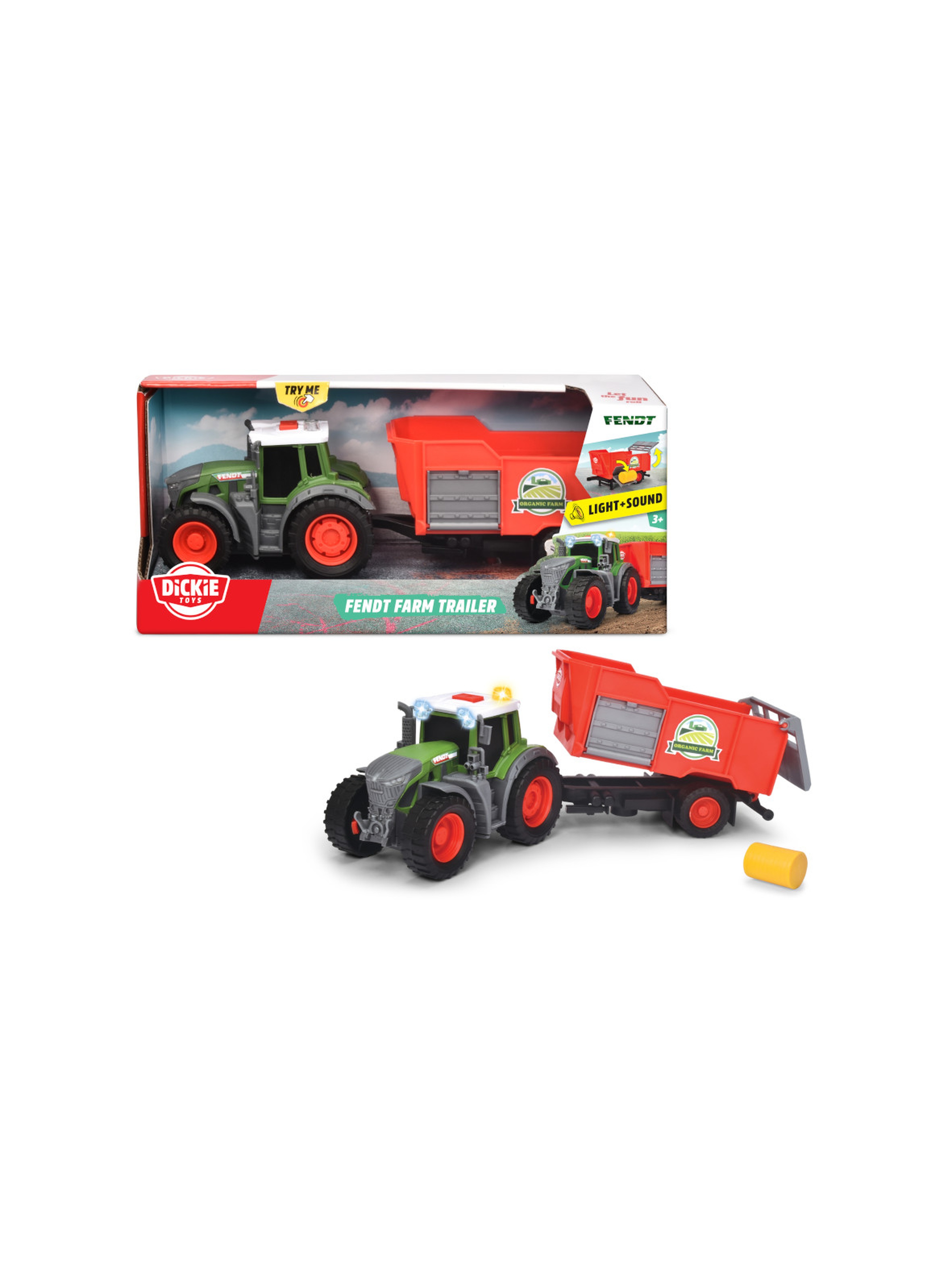 Dickie Farm - Traktor z przyczepą 26 cm