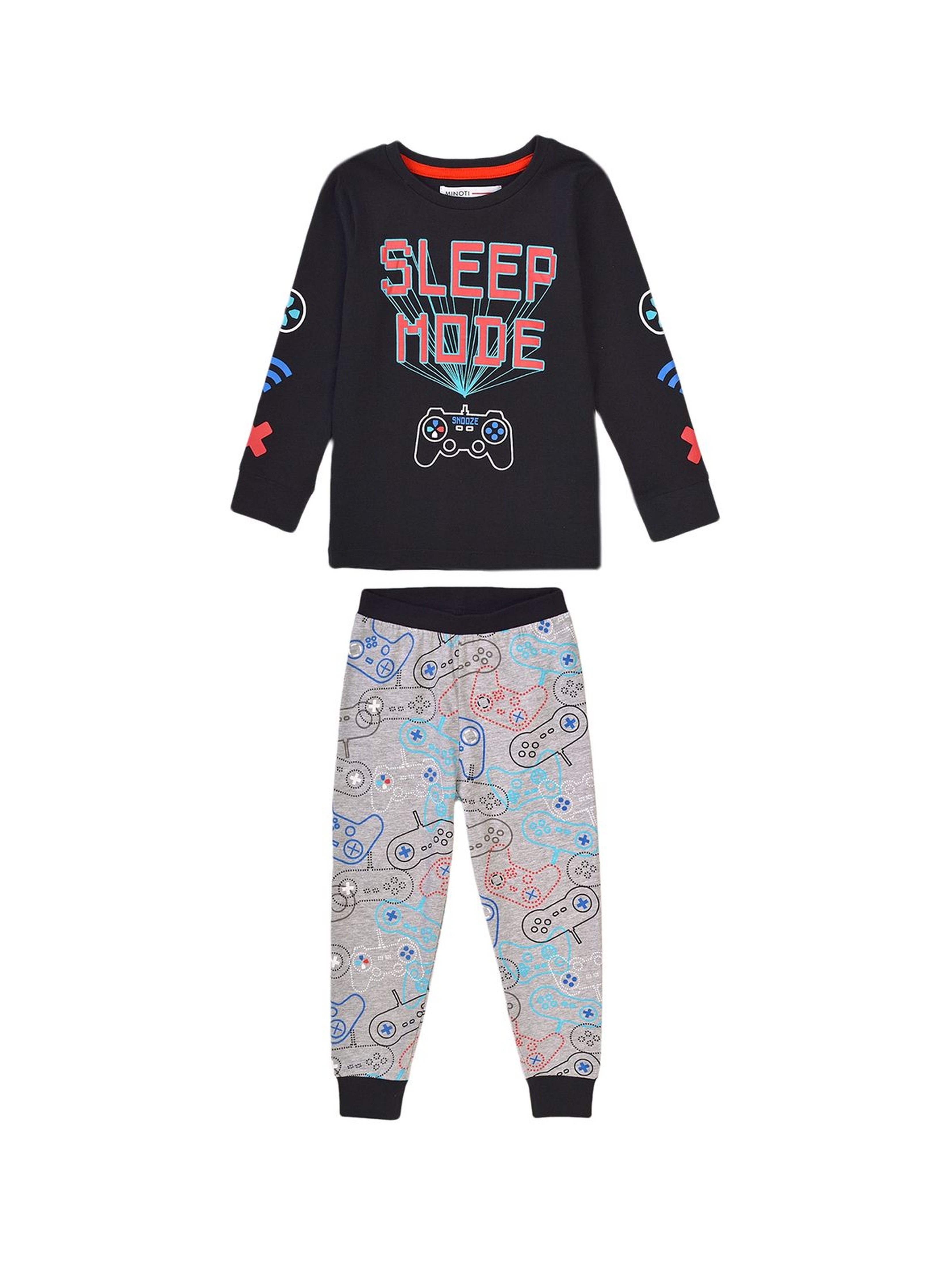 Piżama chłopięca z długim rękawem- Sleep mode