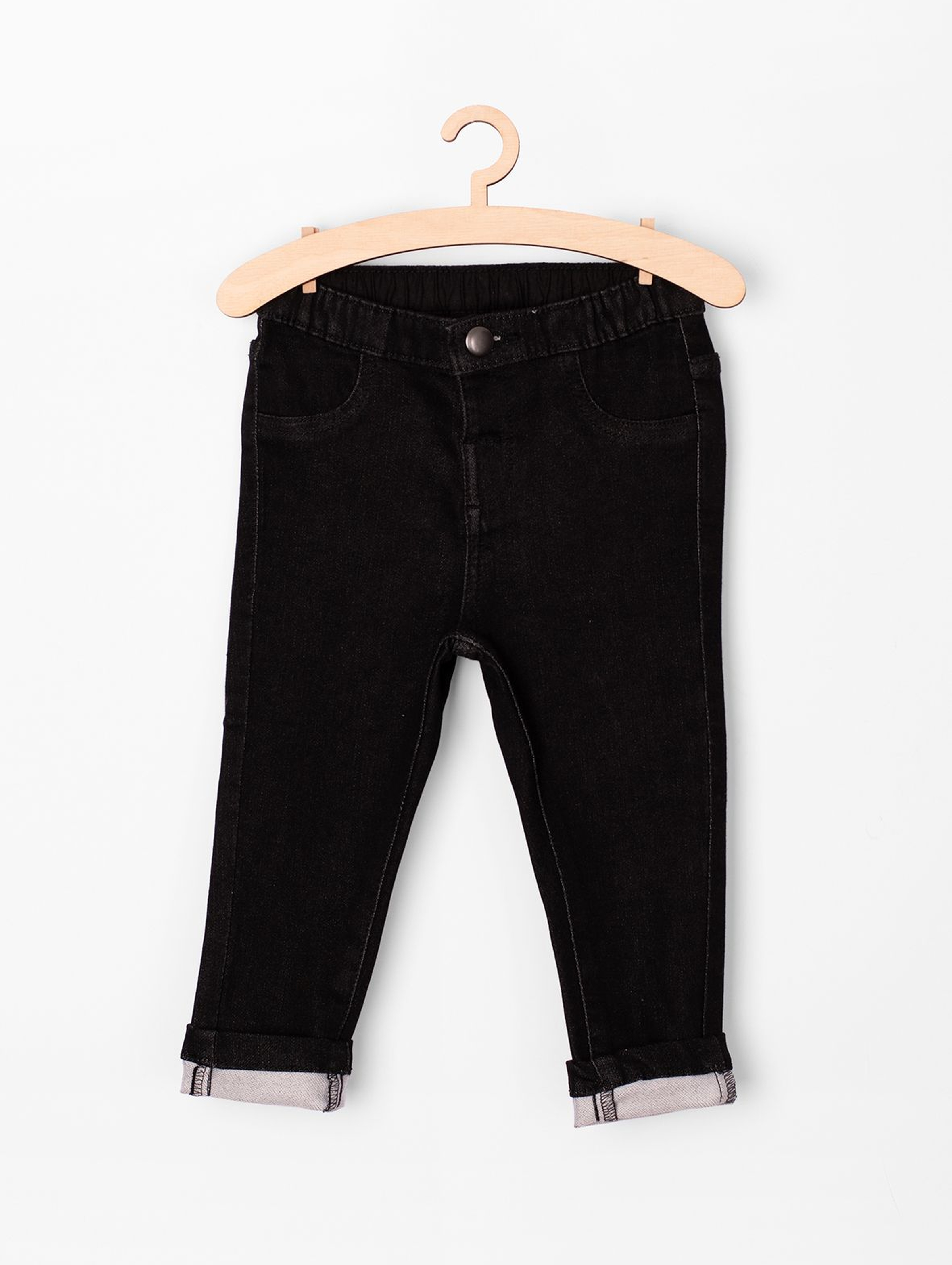 Spodnie niemowlęce jeansowe- czarne