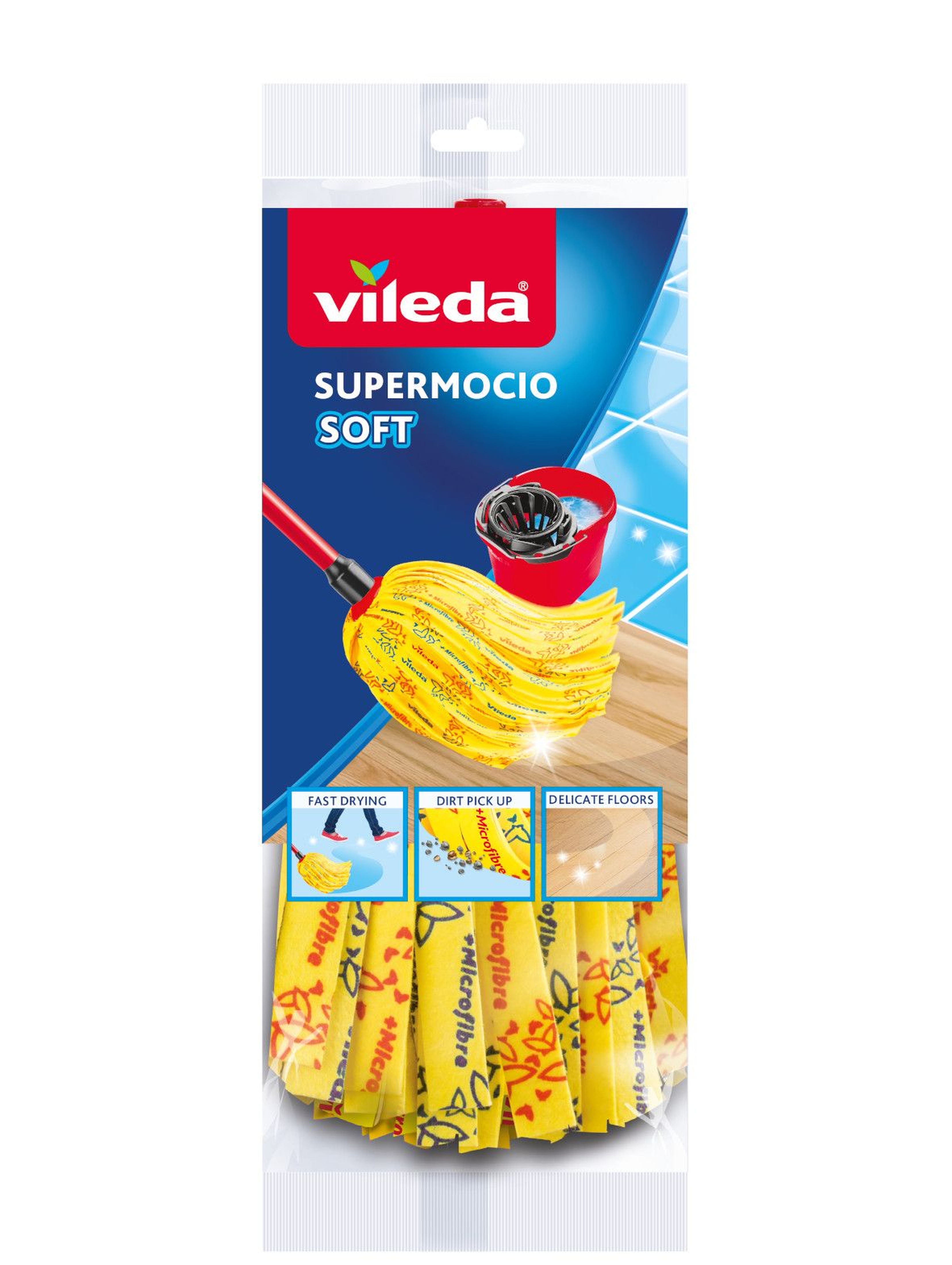 Wkład do mopa Vileda Soft - żółty