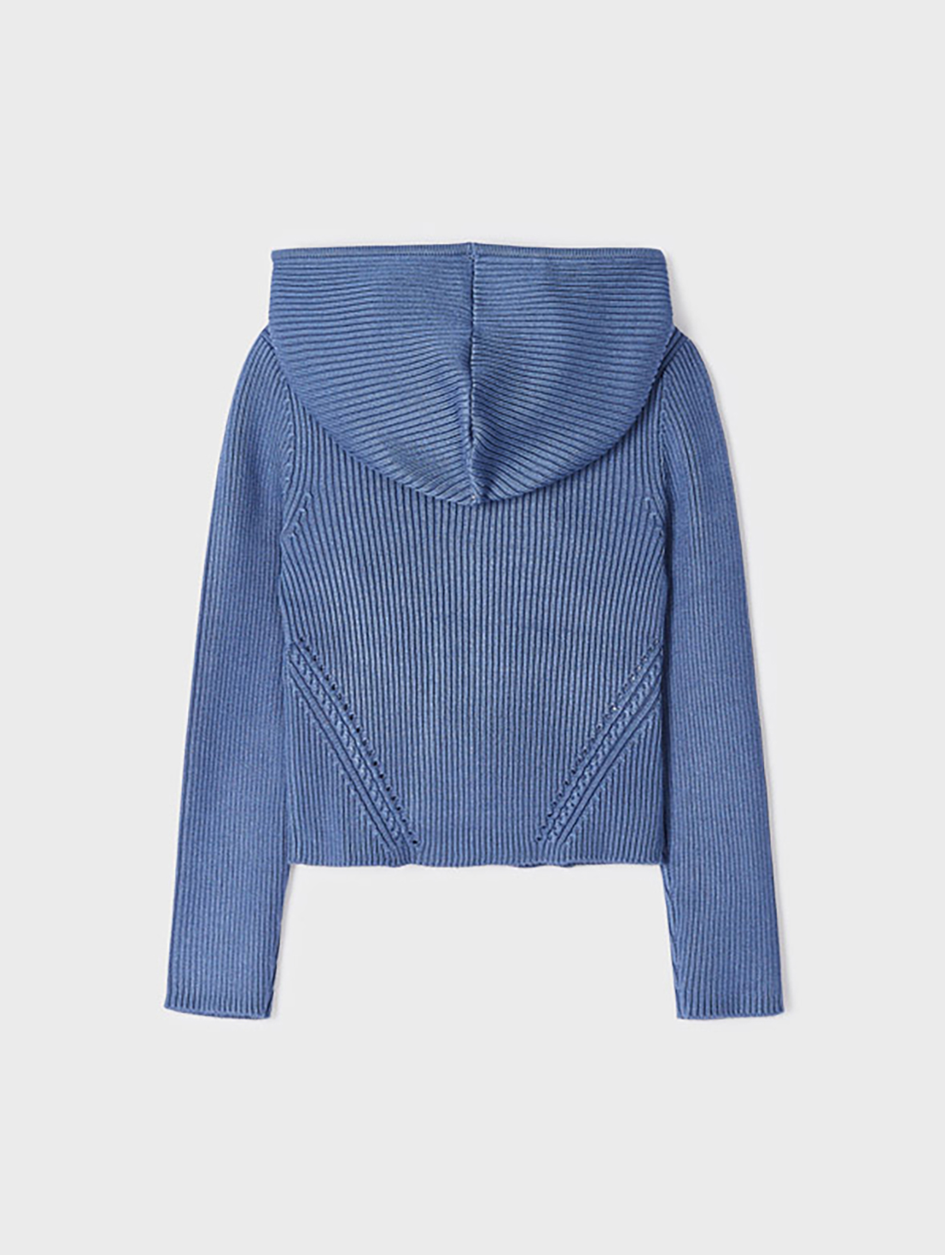 Bluza trykot ze ściągaczem dla dziewczynki Mayoral - niebieska