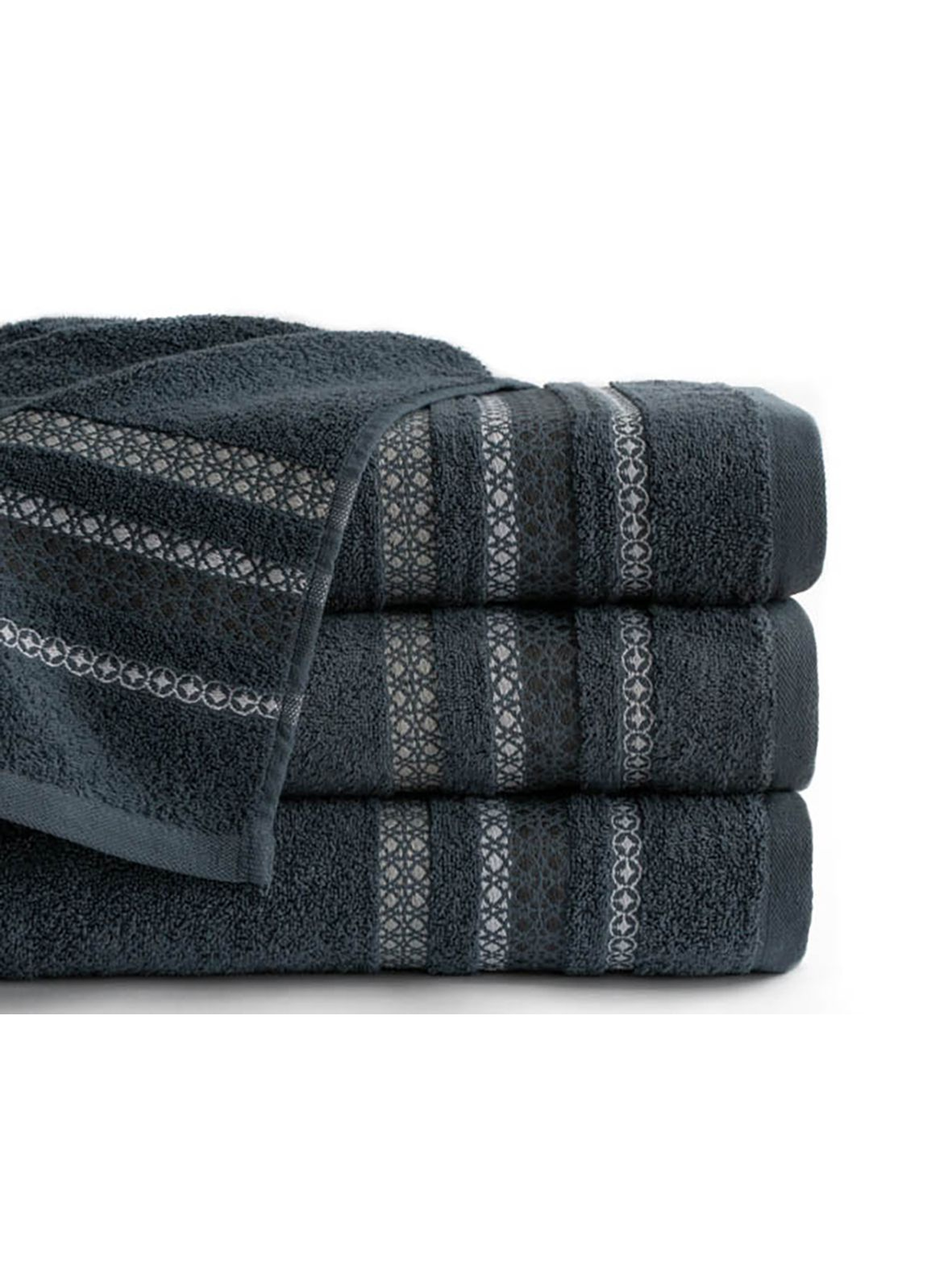 Bawełniany ręcznik CLOE  50x90  cm - szary