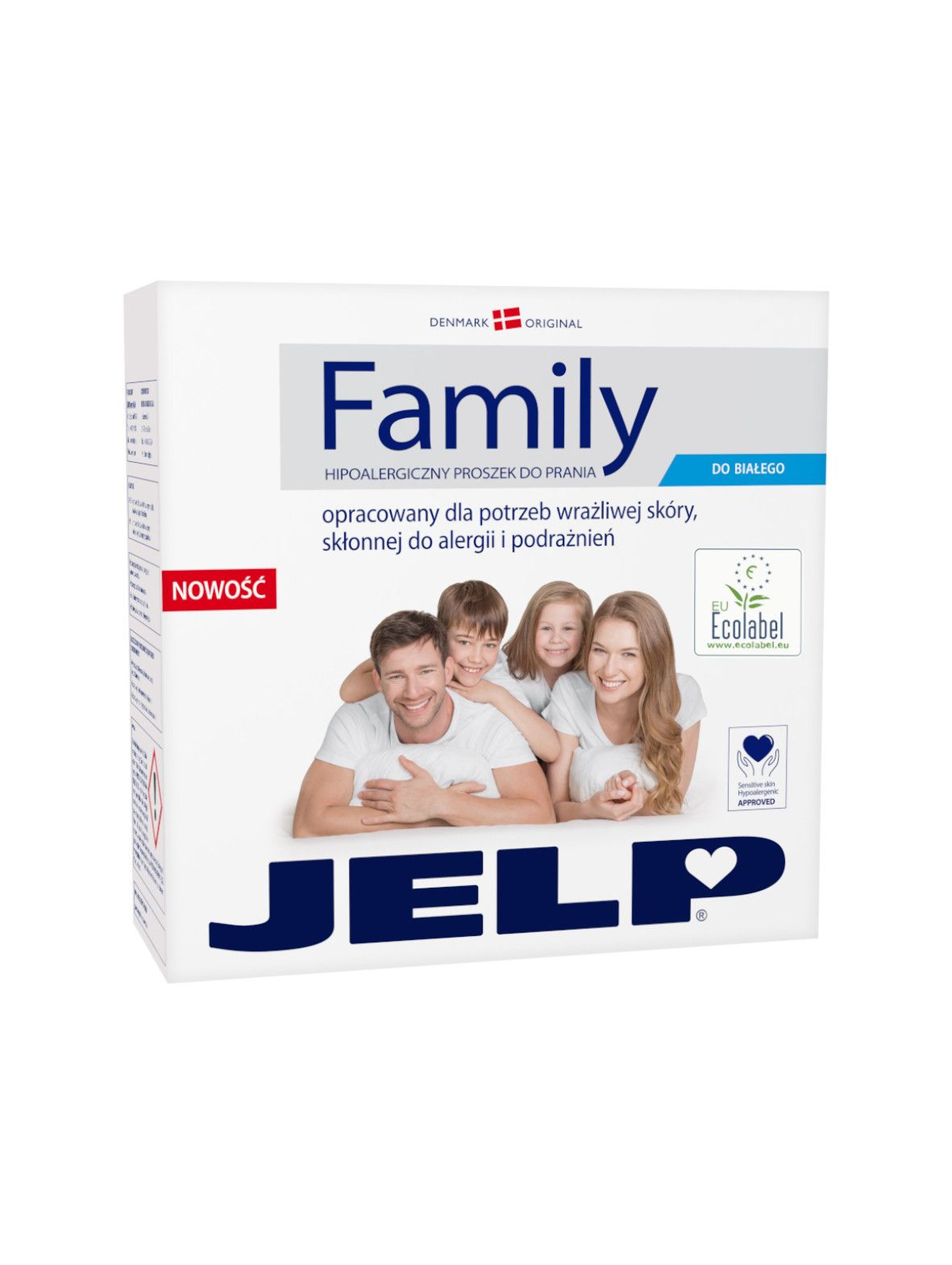 JELP Family Proszek 2,24kg do białego - certyfikat Ecolabel