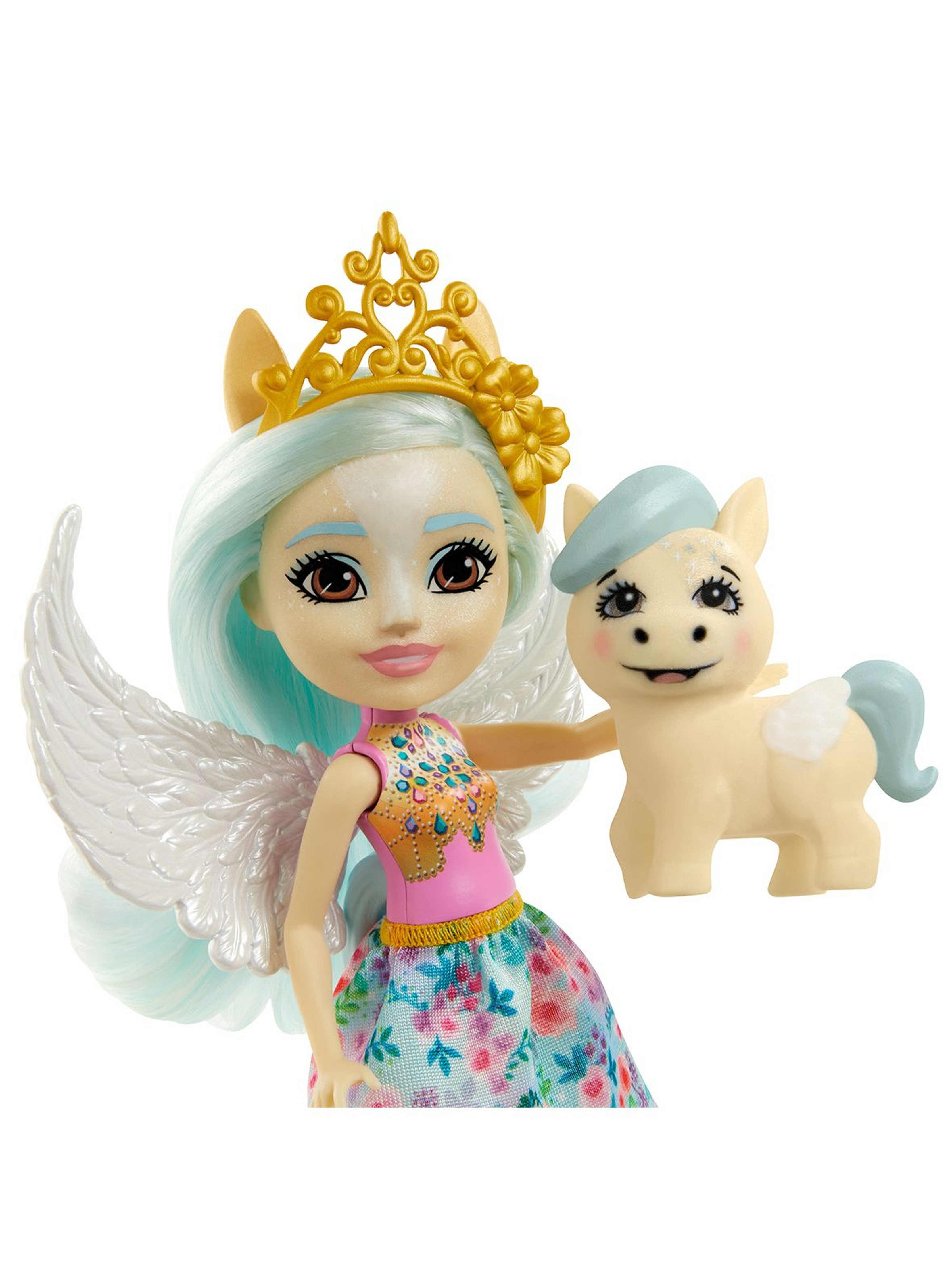 Królewskie Enchantimals Paolina Pegasus + Wingley Lalka Pegaz + figurka