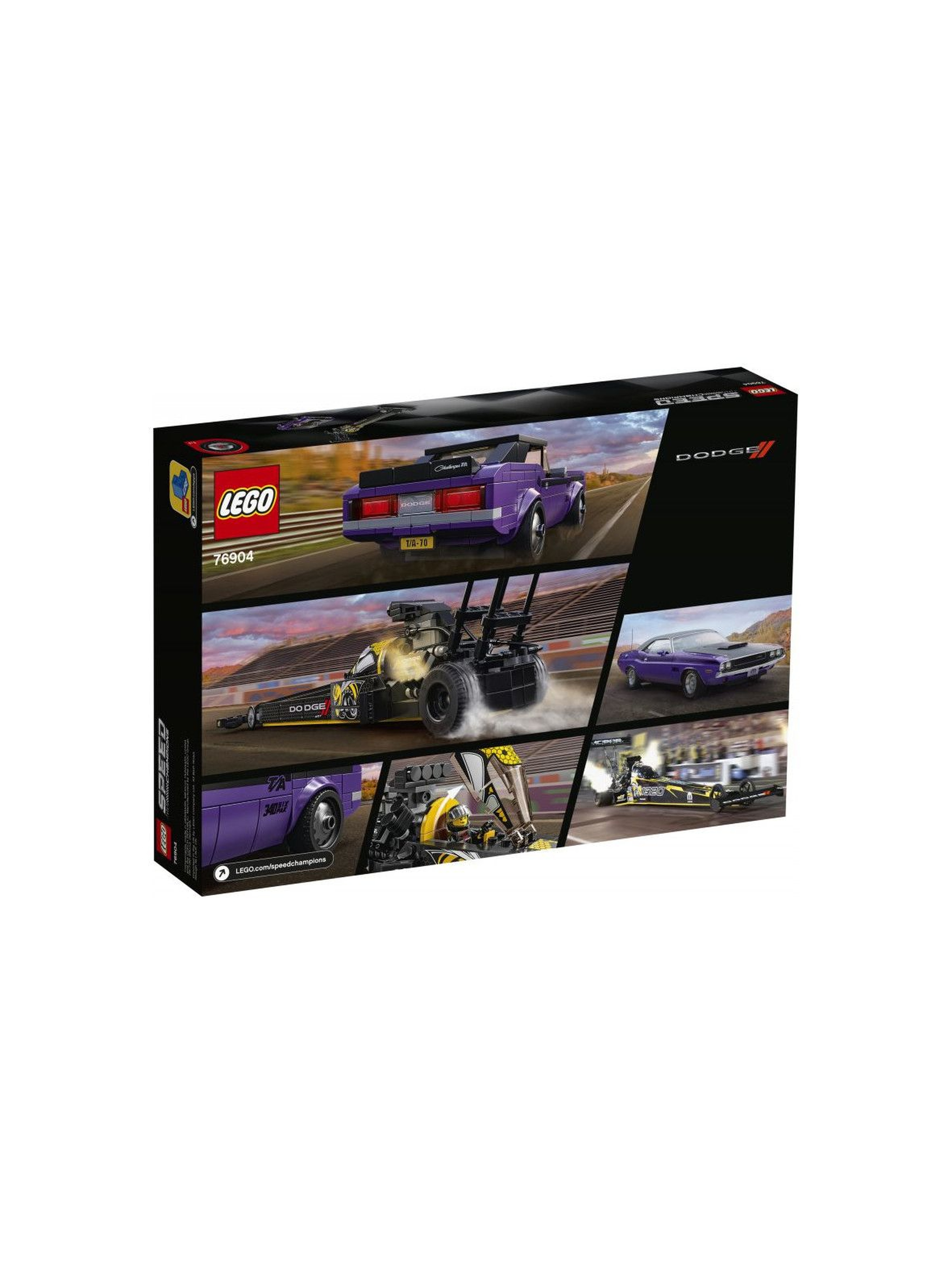 LEGO Speed Champions - Mopar Dodge//SRT Top Fuel Dragster - 627 elementów