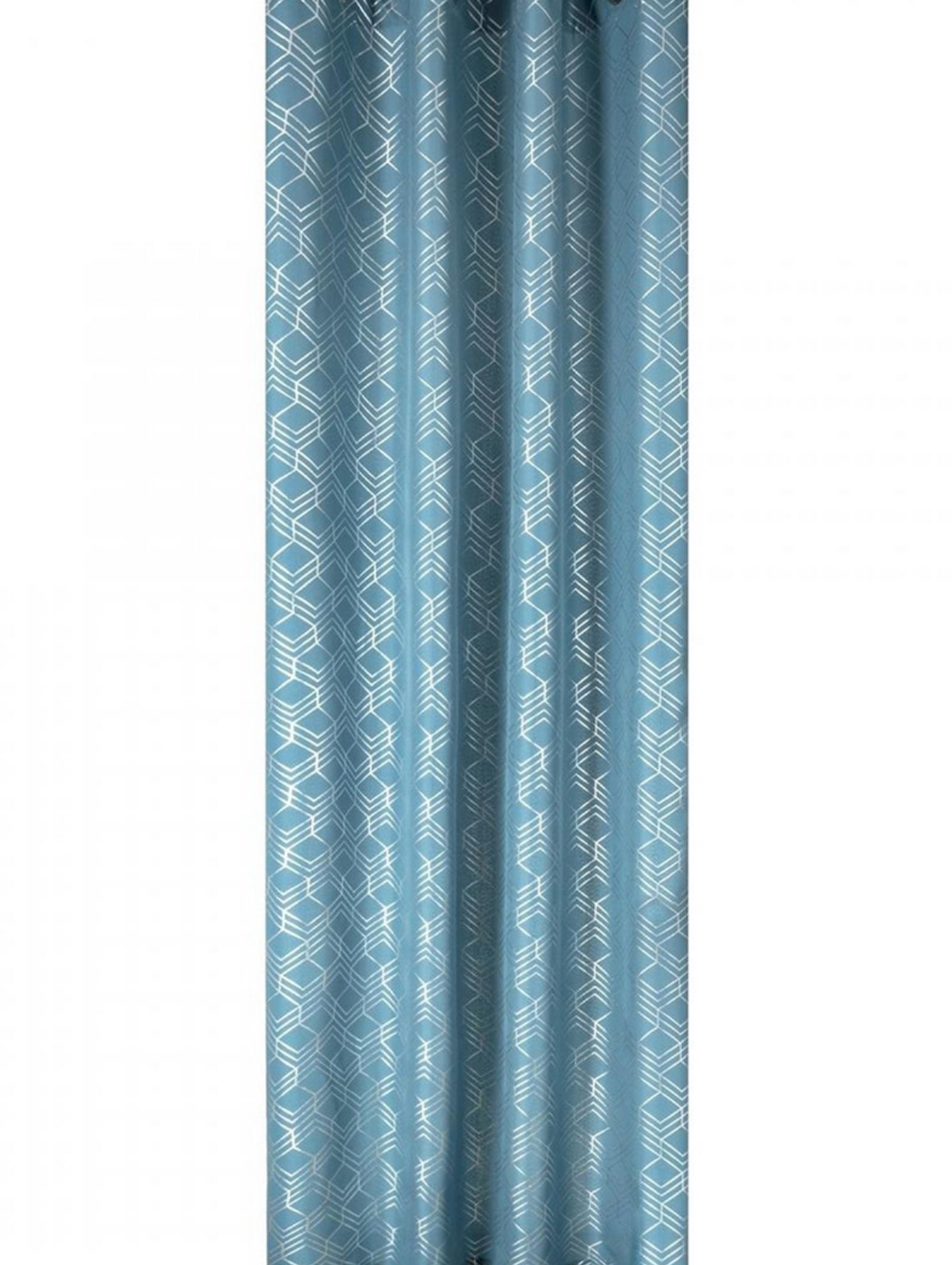 Zasłona gotowa Noelia 140x250 cm - niebieska