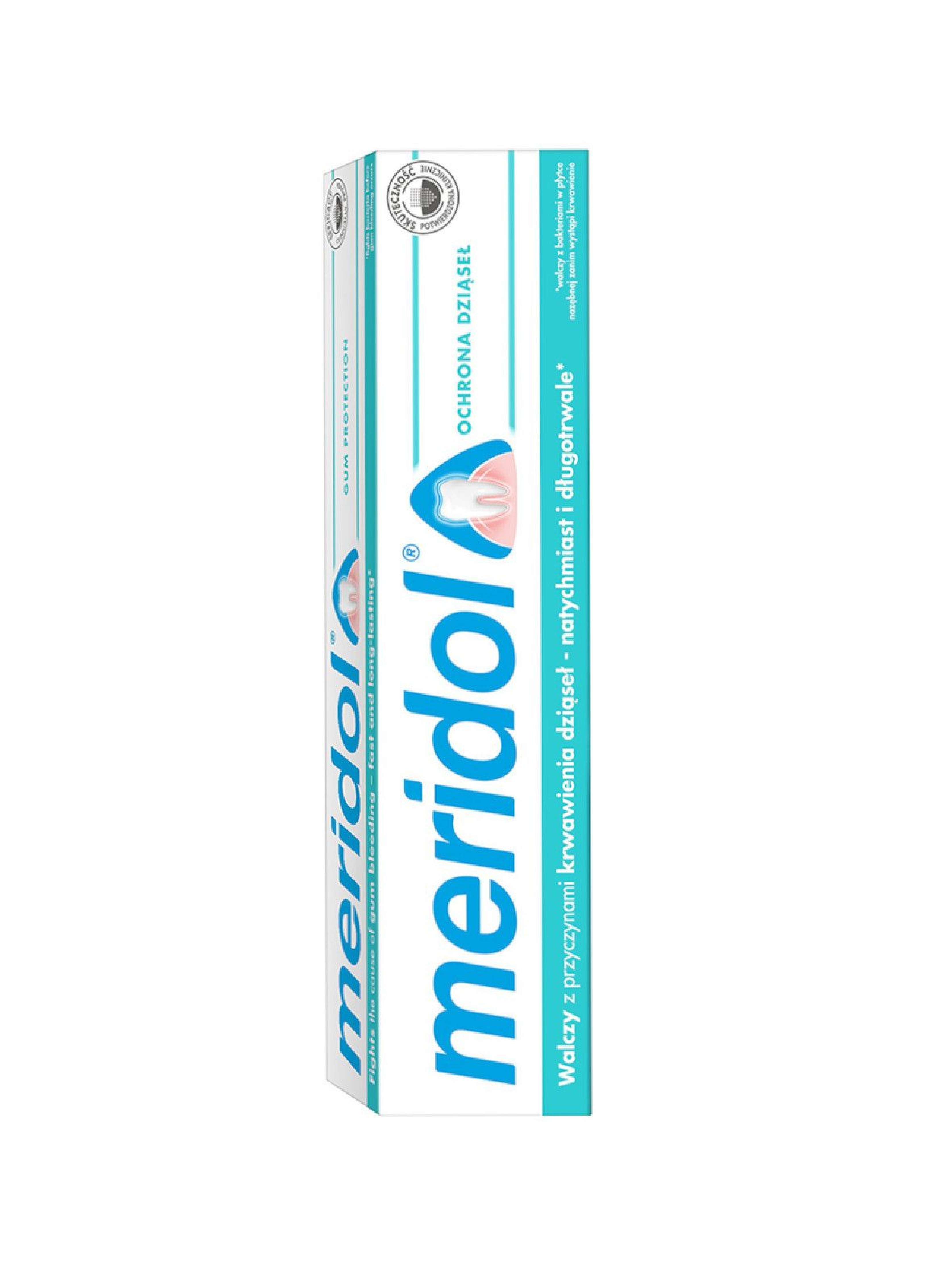 Meridol Ochrona dziąseł pasta do zębów na dziąsła ze składnikiem o działaniu antybakteryjnym 75ml