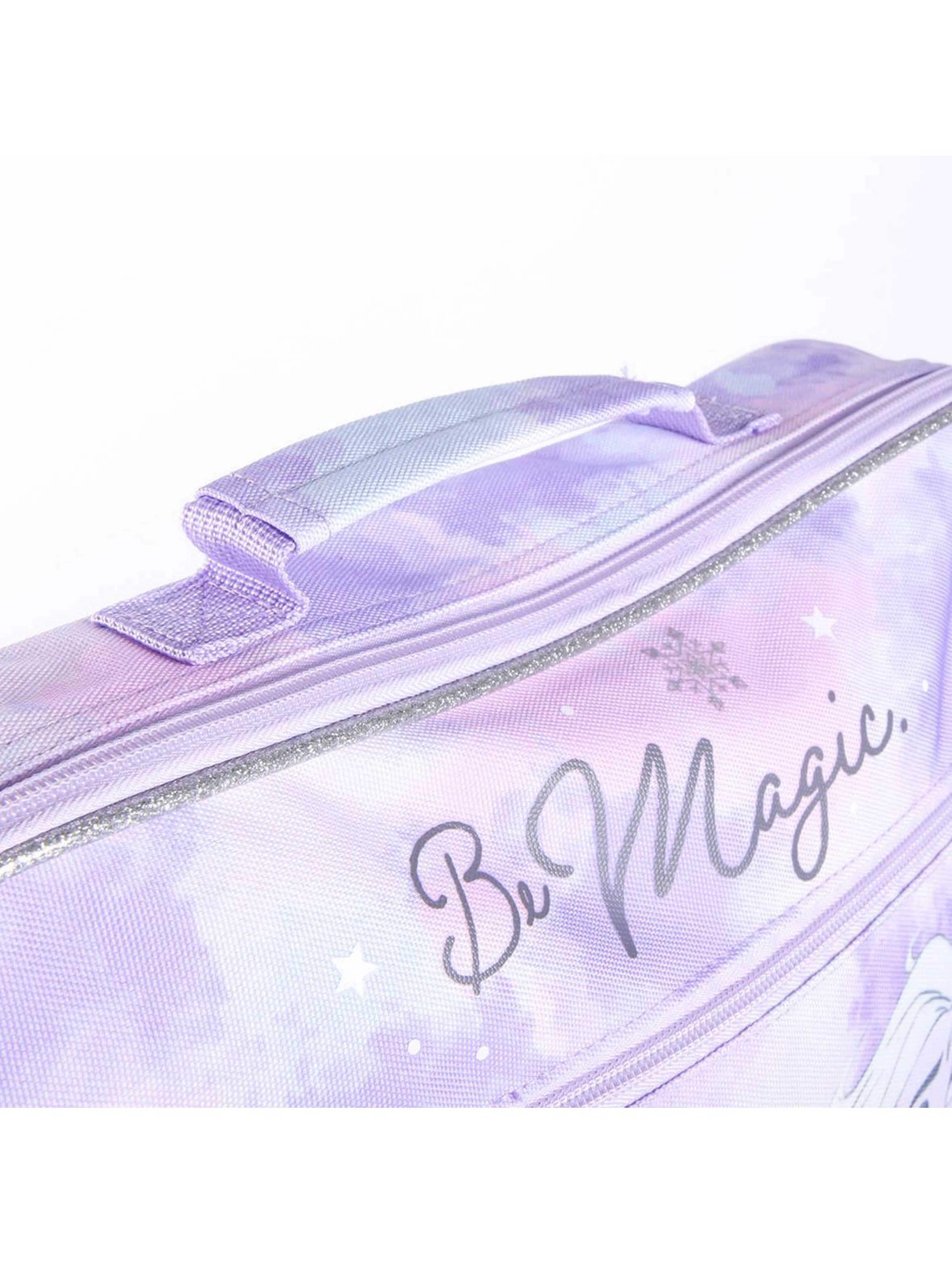 Torba dziecięca - plecak szkolny na ramię Frozen II - fioletowy
