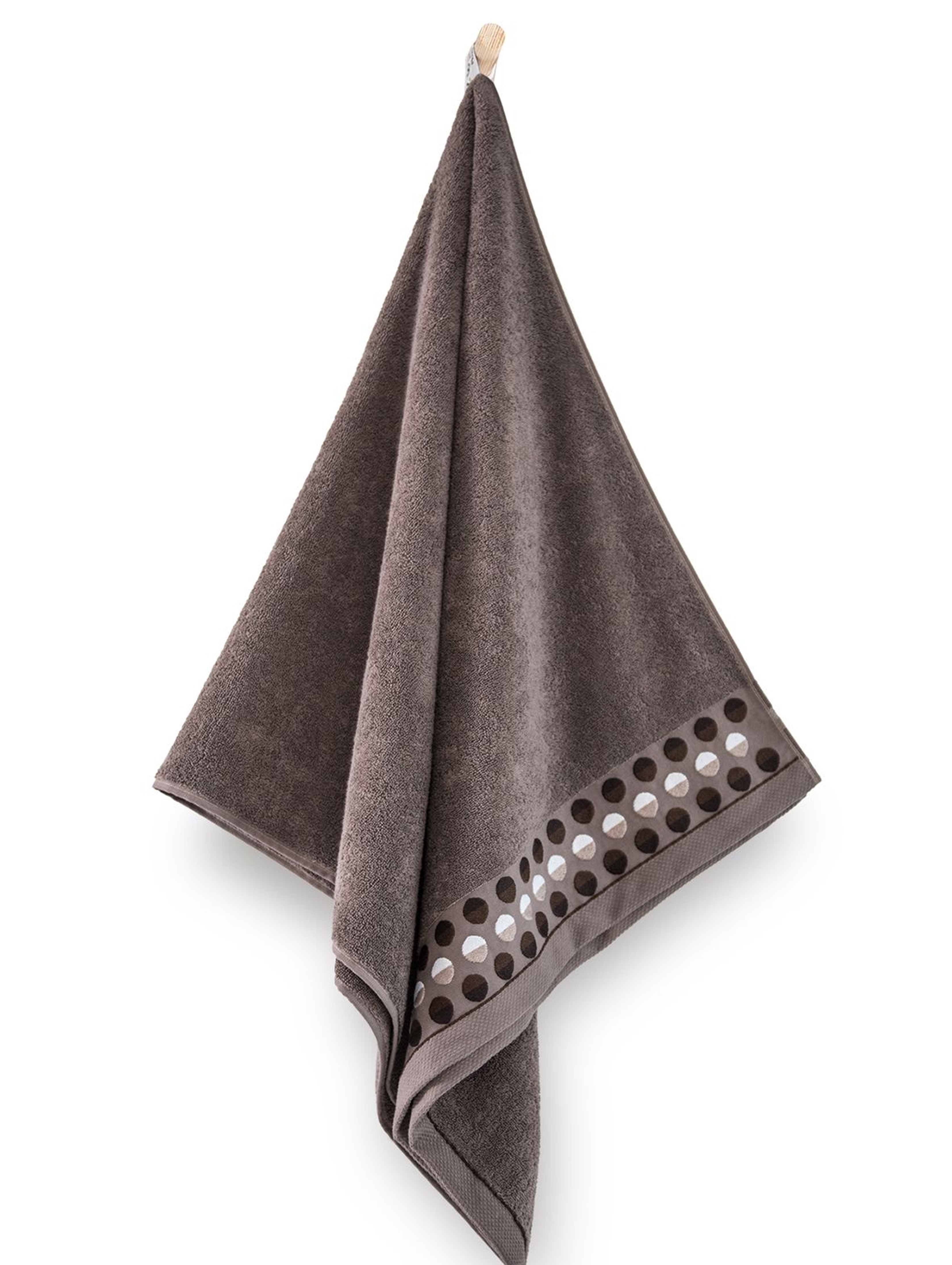 Ręcznik z bawełny egipskiej Zen taupe 70x140cm
