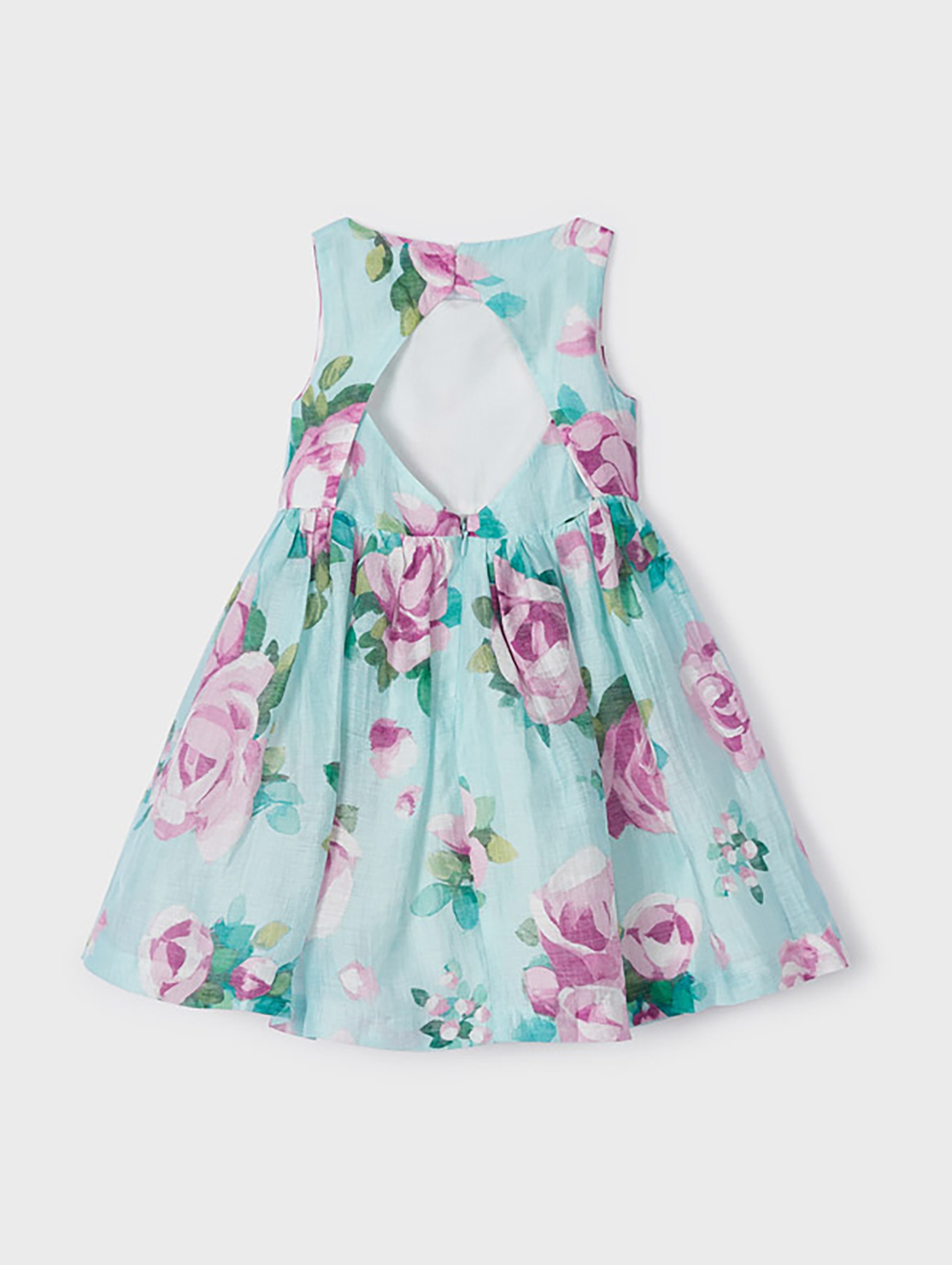 Sukienka dla dziewczynki w kwiaty Mayoral
