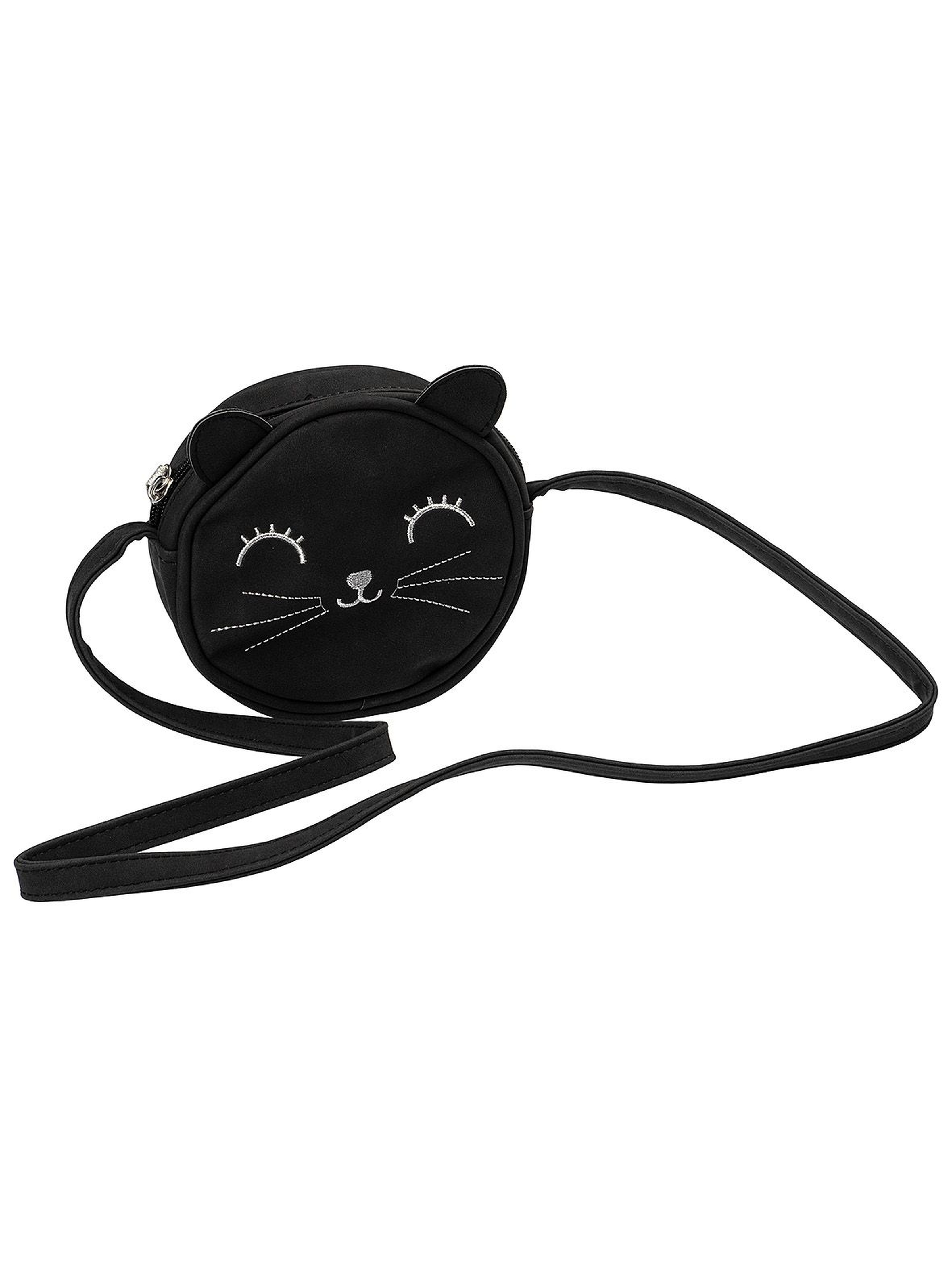 Torebka na ramię-czarny kot